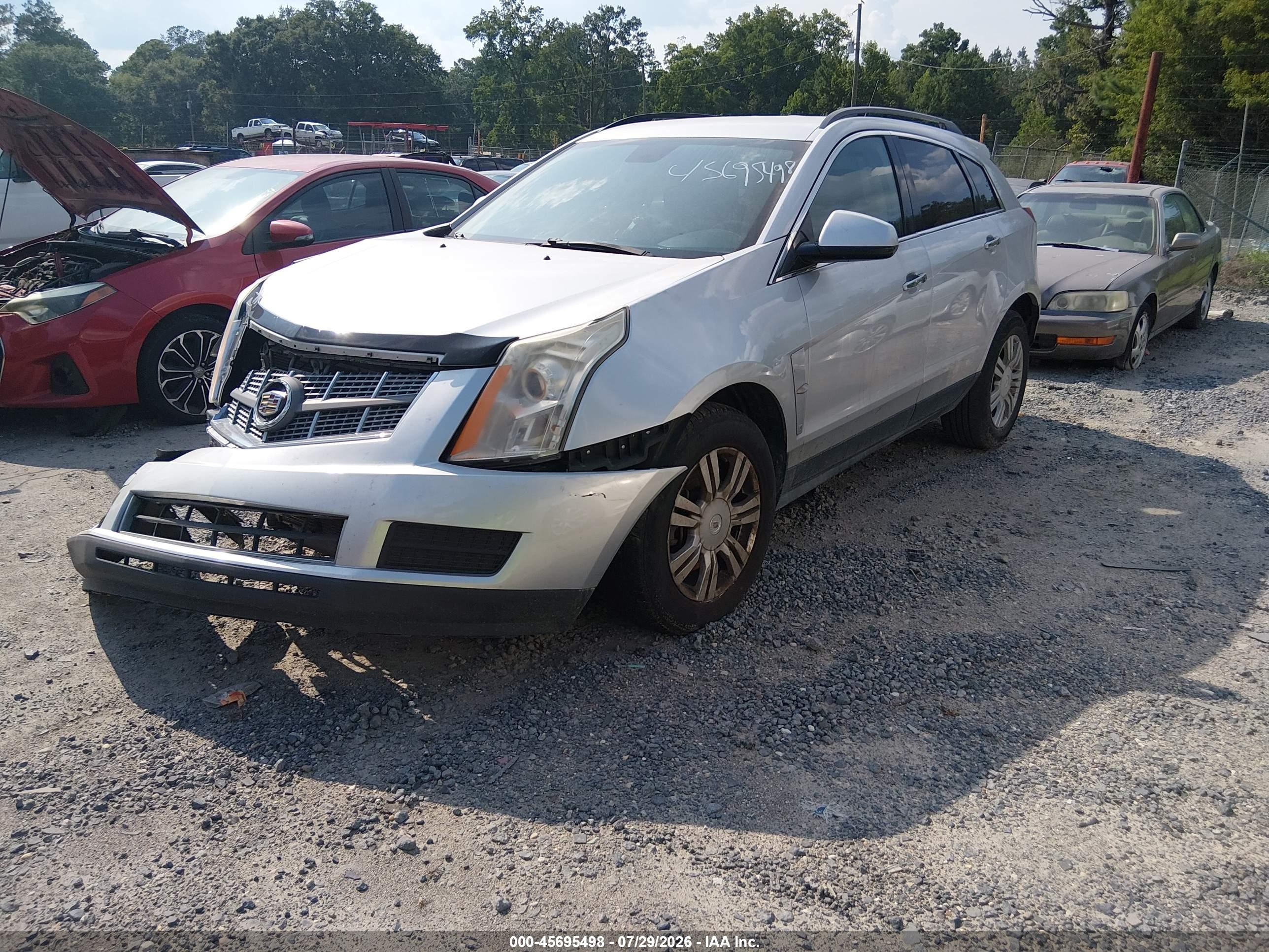 2011 Cadillac Srx Standard Silver vin: 3GYFNGEY0BS521230