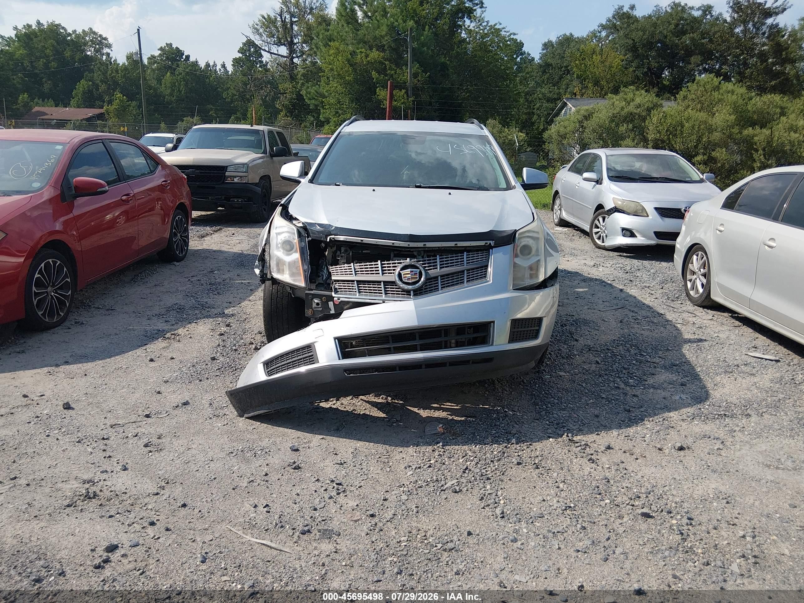 2011 Cadillac Srx Standard Silver vin: 3GYFNGEY0BS521230