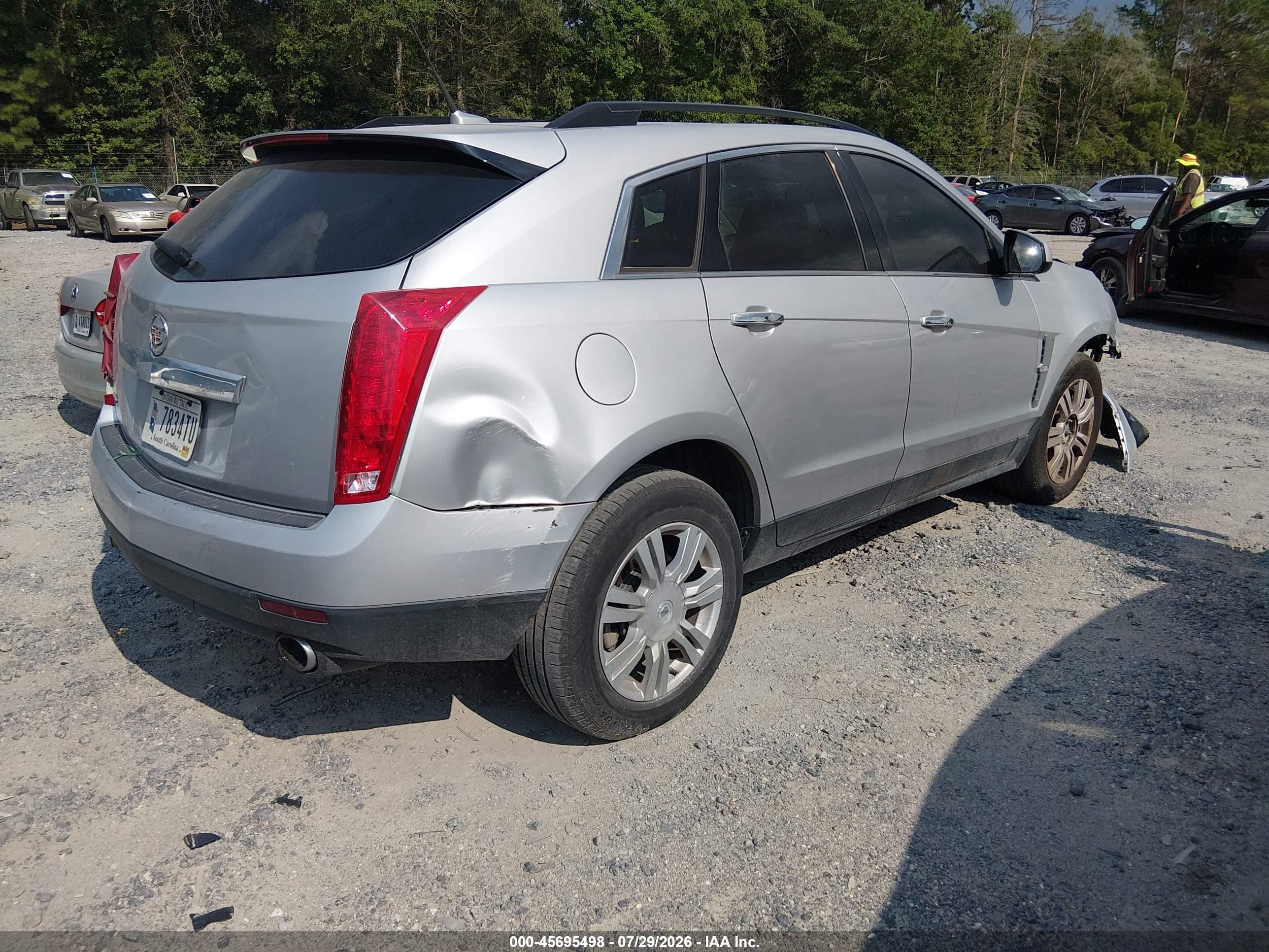 2011 Cadillac Srx Standard Silver vin: 3GYFNGEY0BS521230
