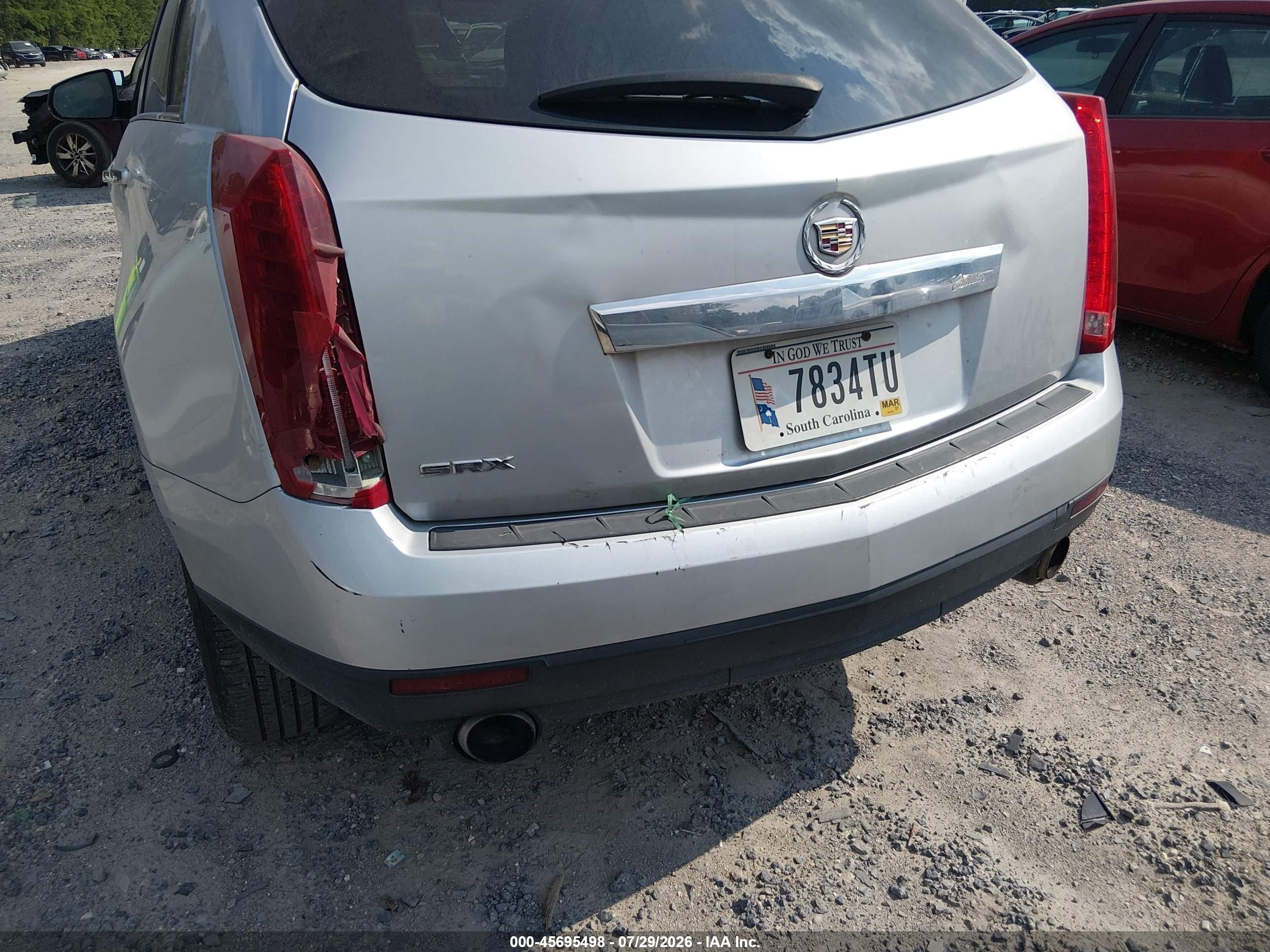2011 Cadillac Srx Standard Silver vin: 3GYFNGEY0BS521230