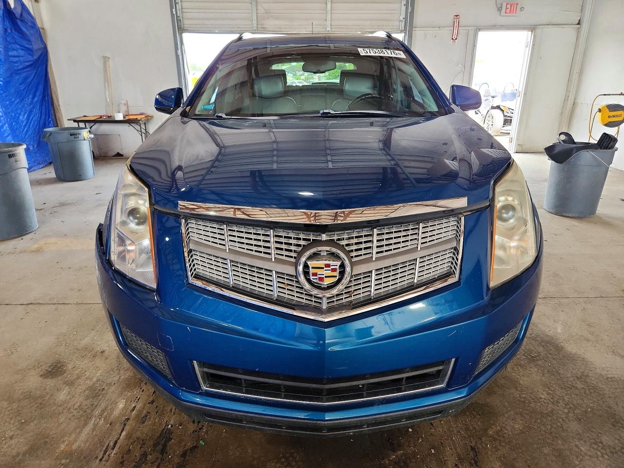 2010 Cadillac Srx Blue vin: 3GYFNGEY1AS589695