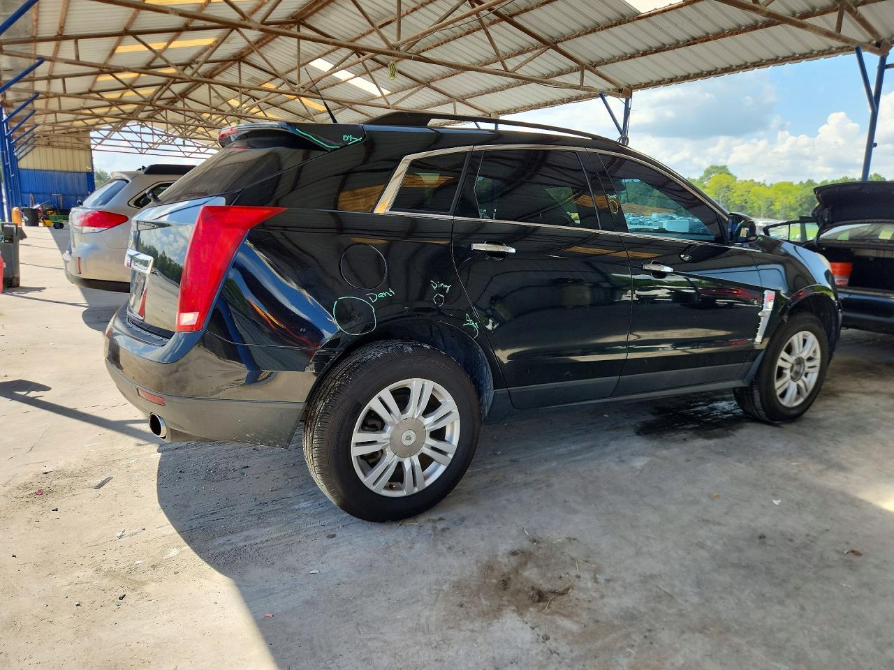 2010 Cadillac Srx Black vin: 3GYFNGEY1AS642847