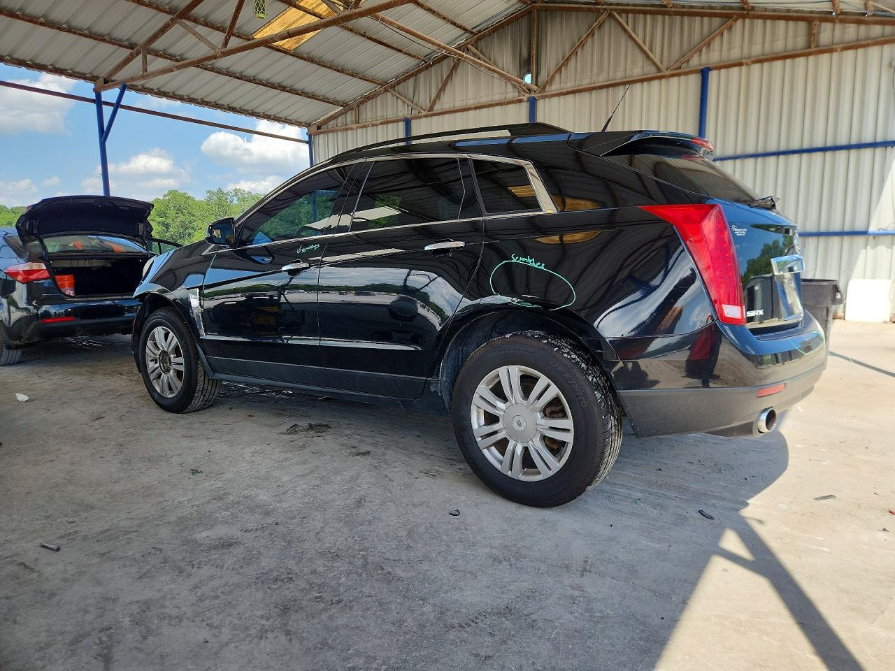 2010 Cadillac Srx Black vin: 3GYFNGEY1AS642847