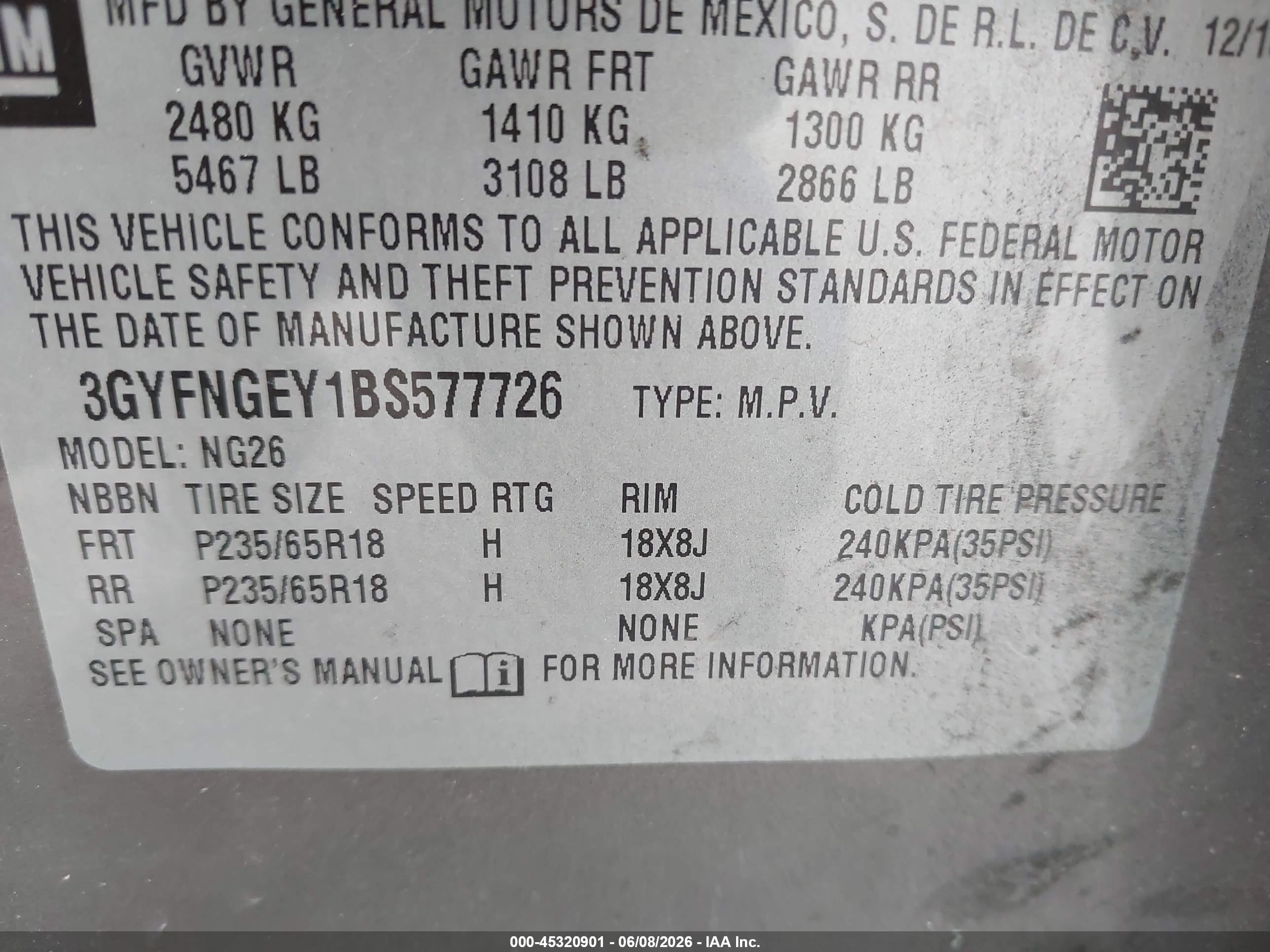 2011 Cadillac Srx Standard Коричневый vin: 3GYFNGEY1BS577726