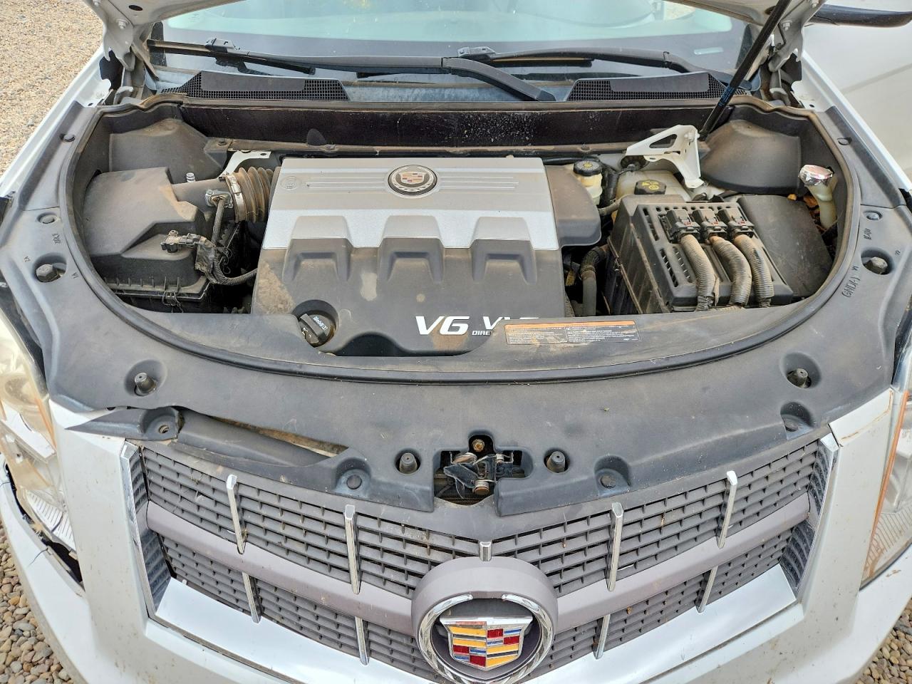 2010 Cadillac Srx Silver vin: 3GYFNGEY2AS524645