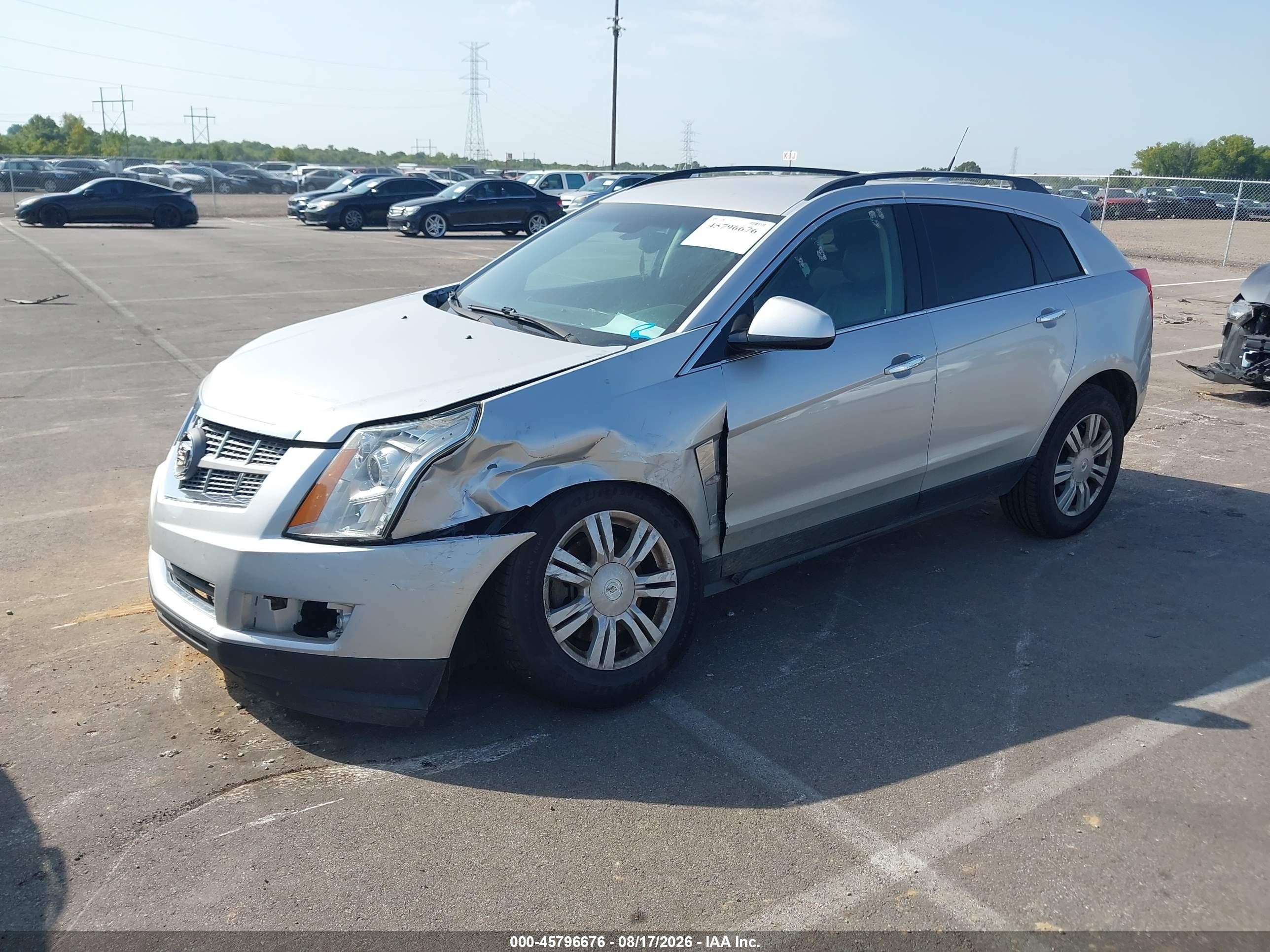 2011 Cadillac Srx Standard Silver vin: 3GYFNGEY2BS517521
