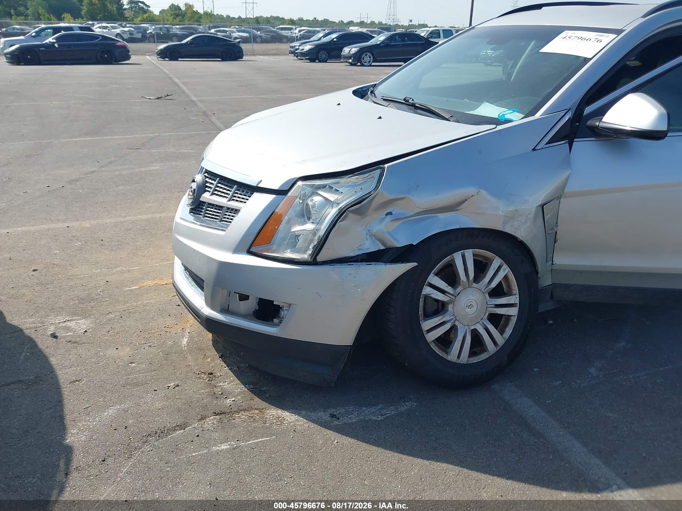 2011 Cadillac Srx Standard Silver vin: 3GYFNGEY2BS517521