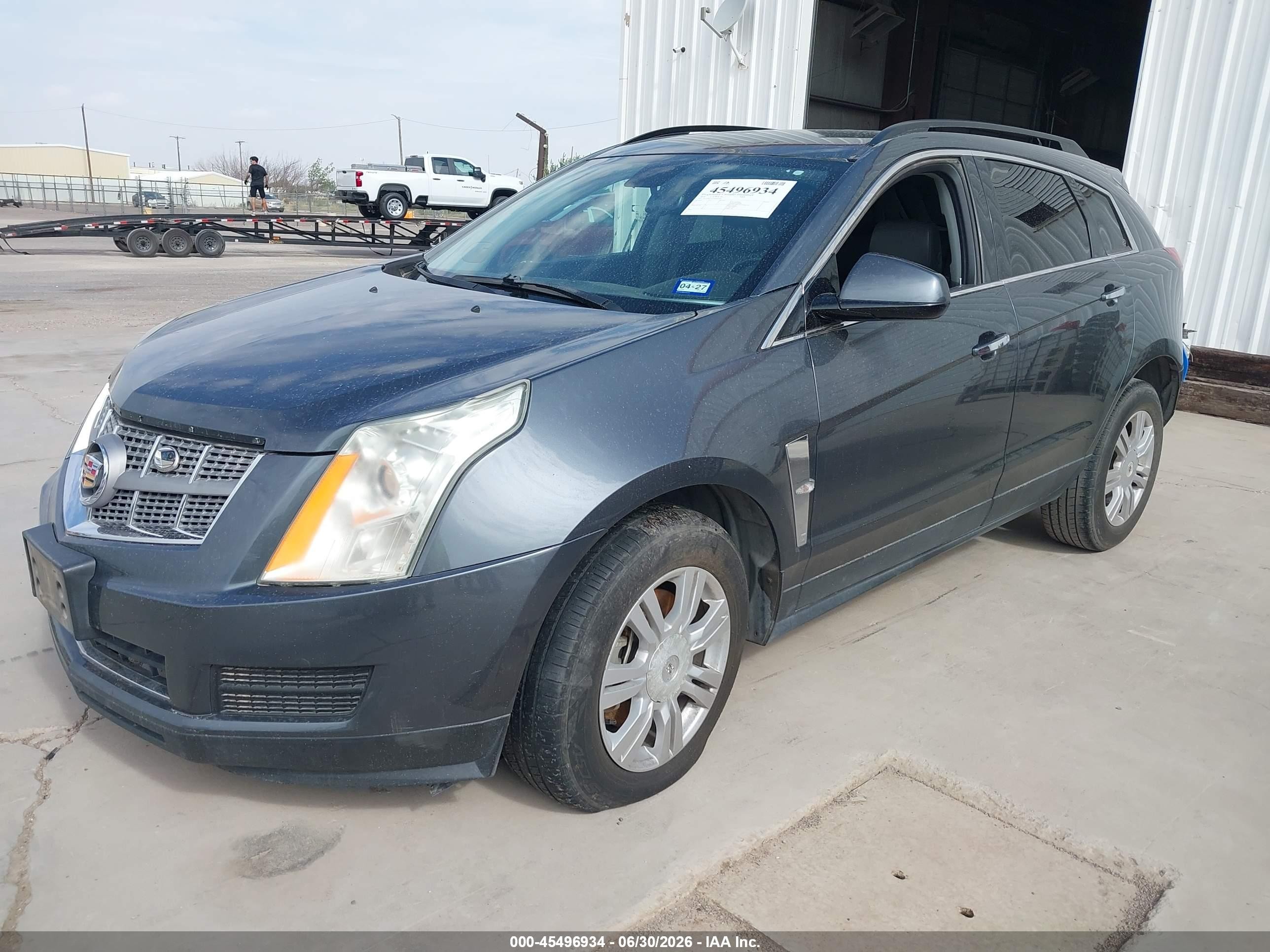 2010 Cadillac Srx Standard Gray vin: 3GYFNGEY5AS591434