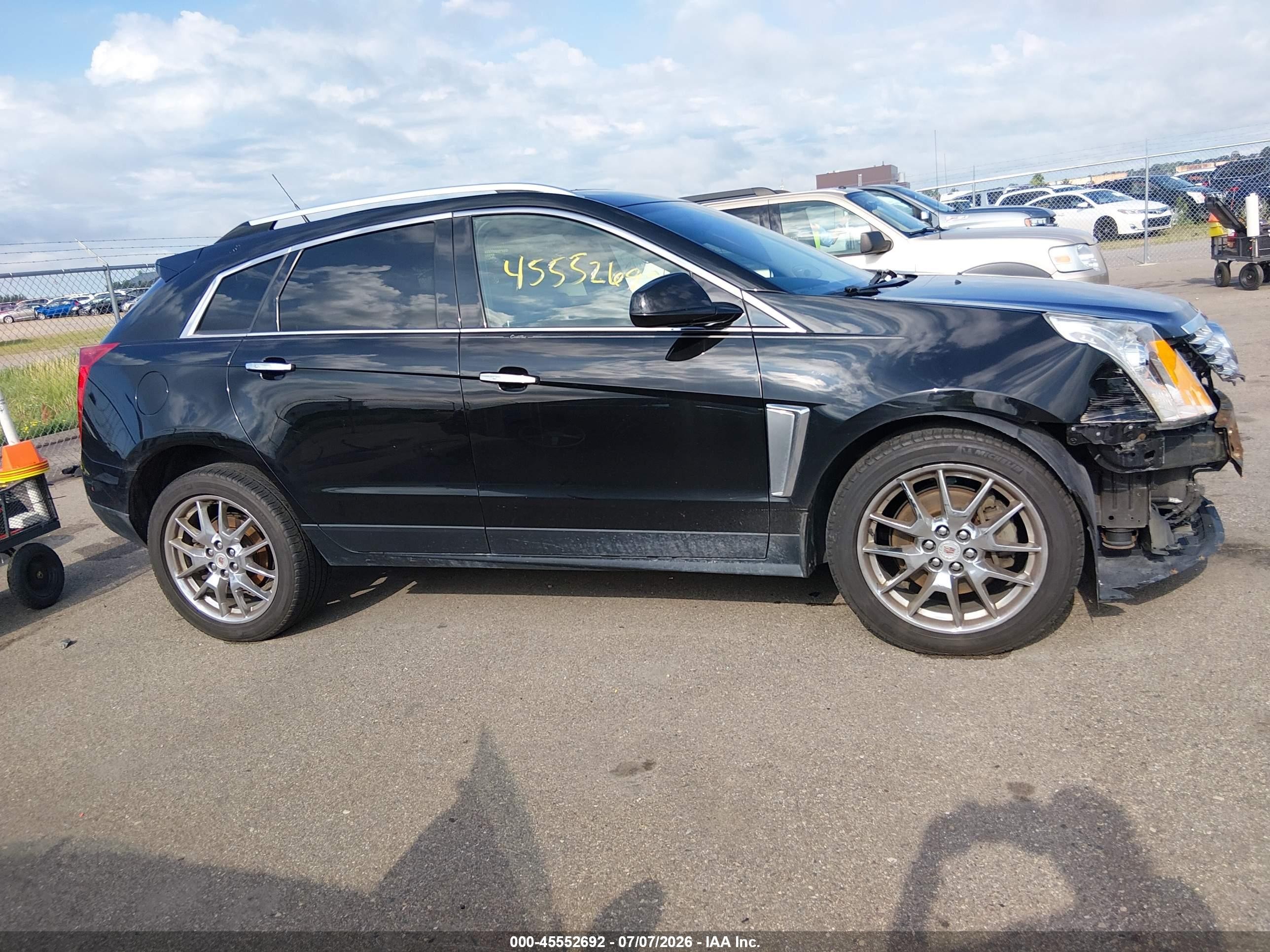 2013 Cadillac Srx Performance Collection Black vin: 3GYFNHE30DS525758