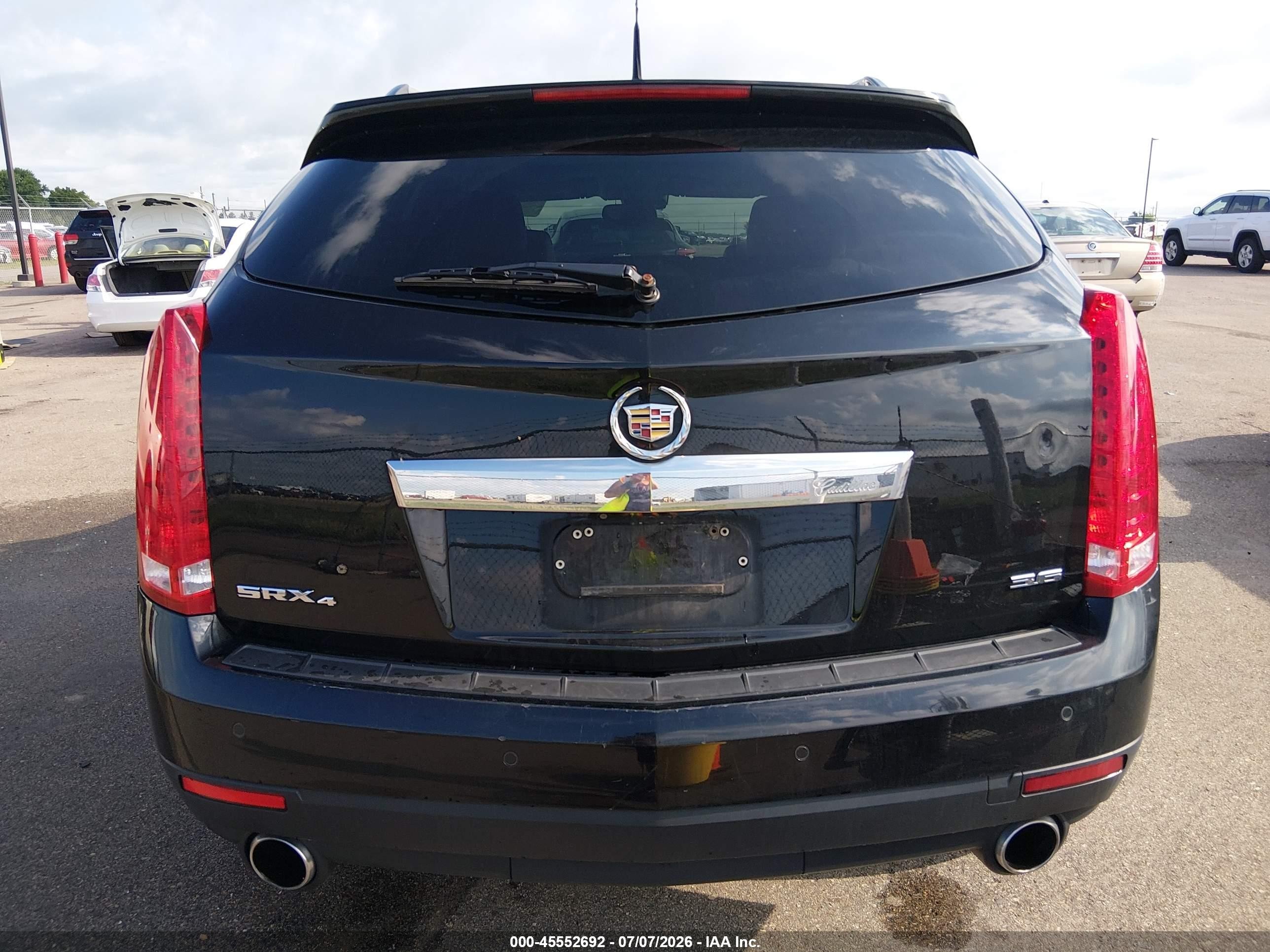 2013 Cadillac Srx Performance Collection Black vin: 3GYFNHE30DS525758