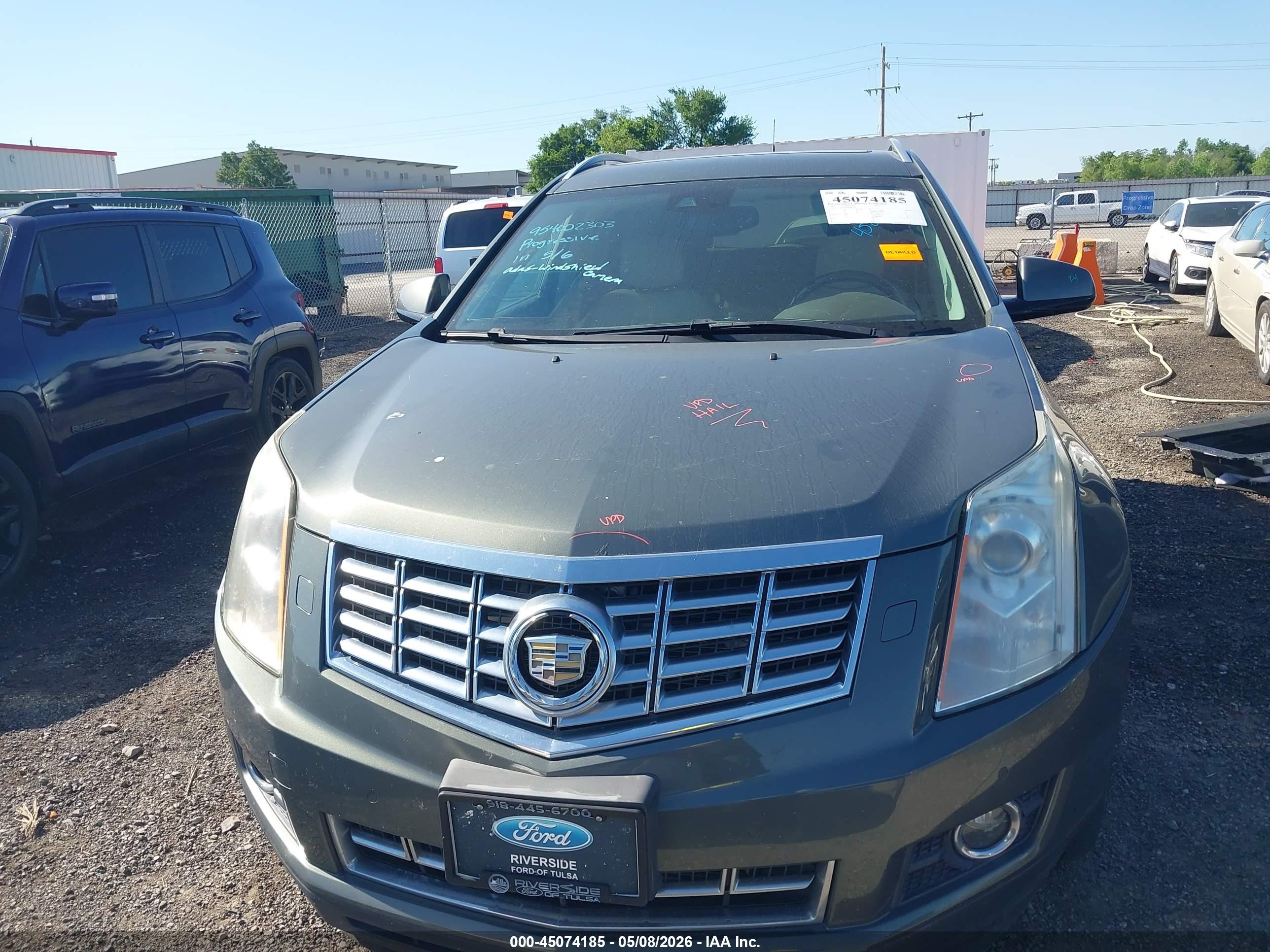 2013 Cadillac Srx Performance Collection Pewter vin: 3GYFNHE30DS604170