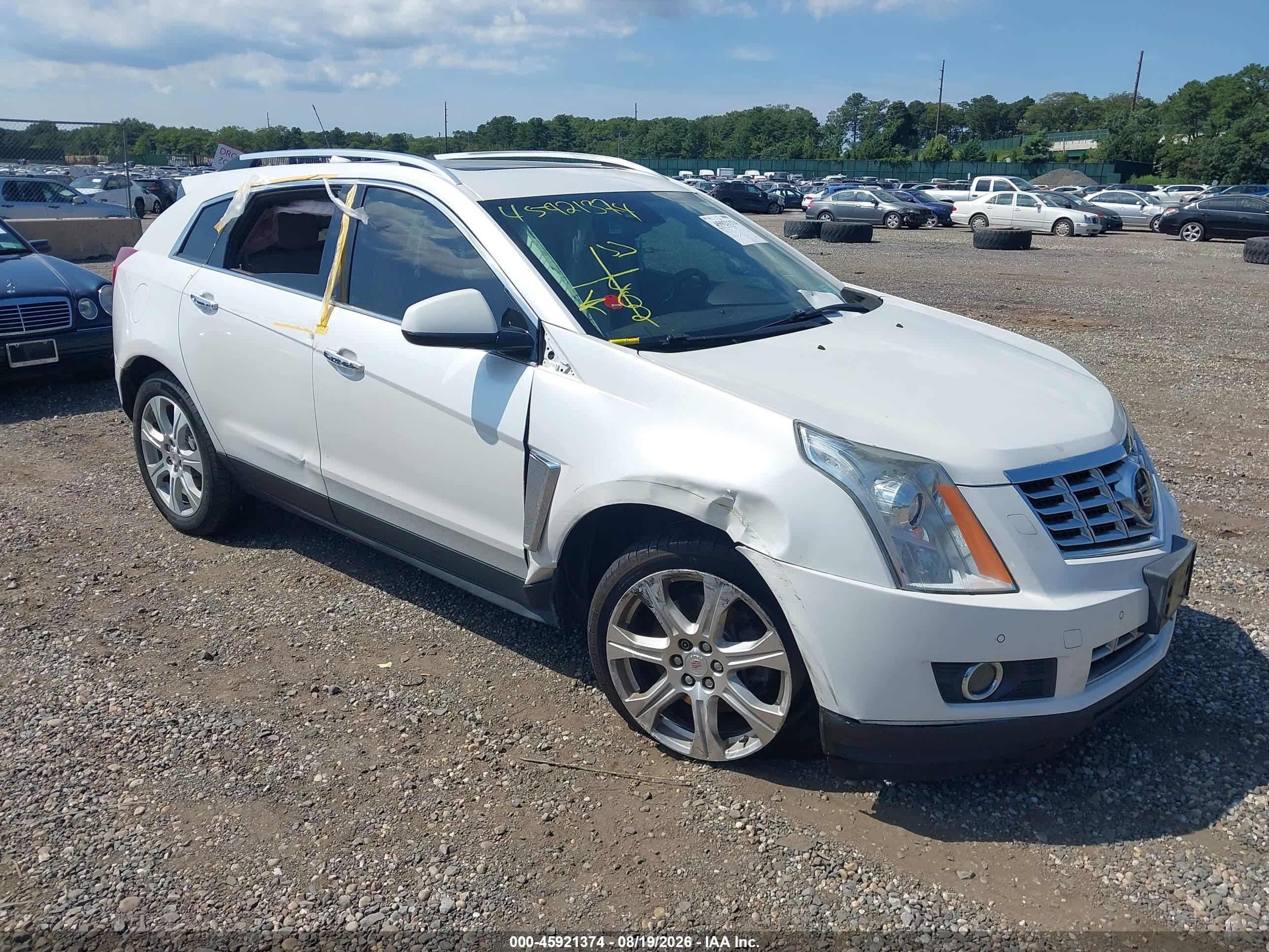 2013 Cadillac Srx Performance Collection White vin: 3GYFNHE31DS565881