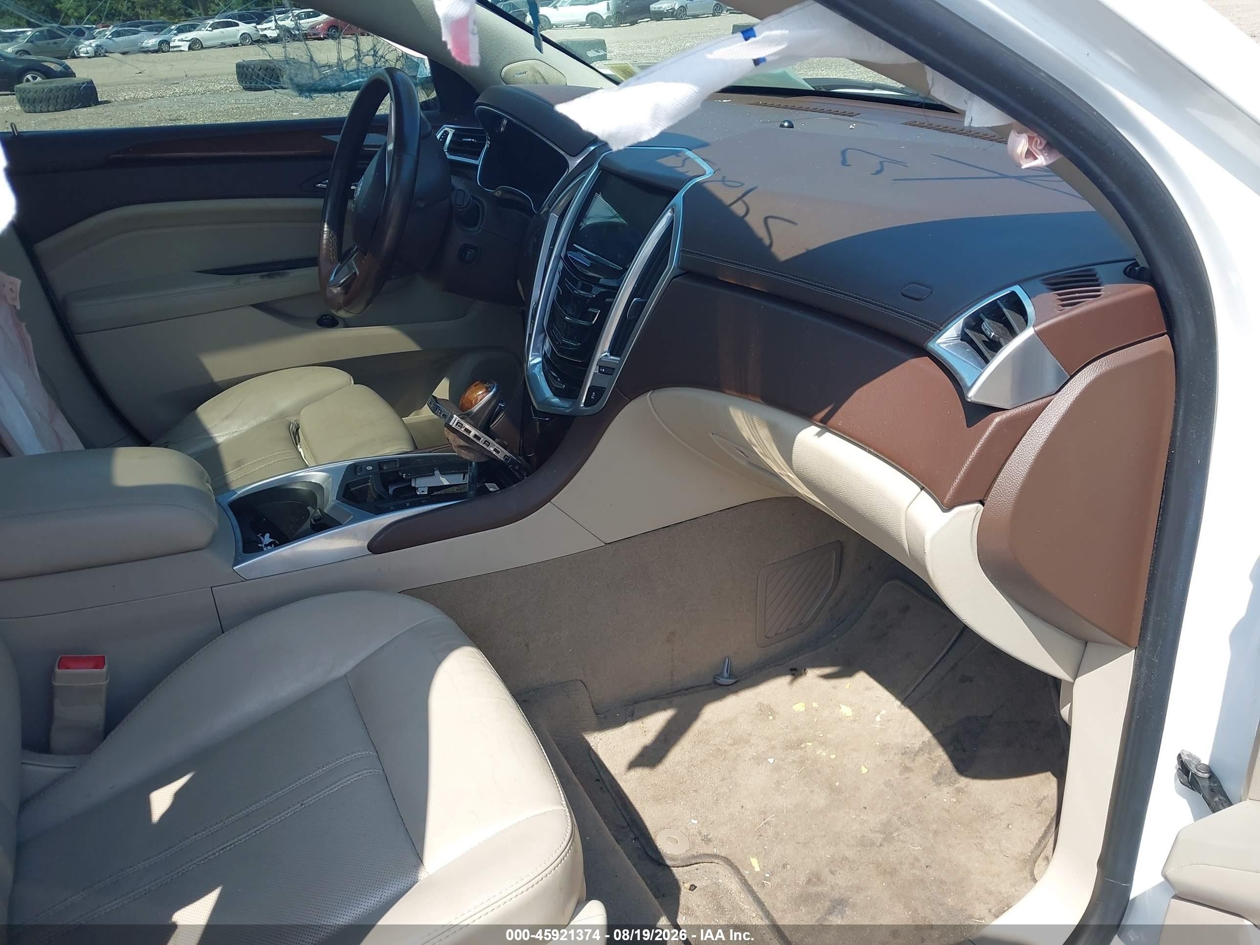 2013 Cadillac Srx Performance Collection White vin: 3GYFNHE31DS565881