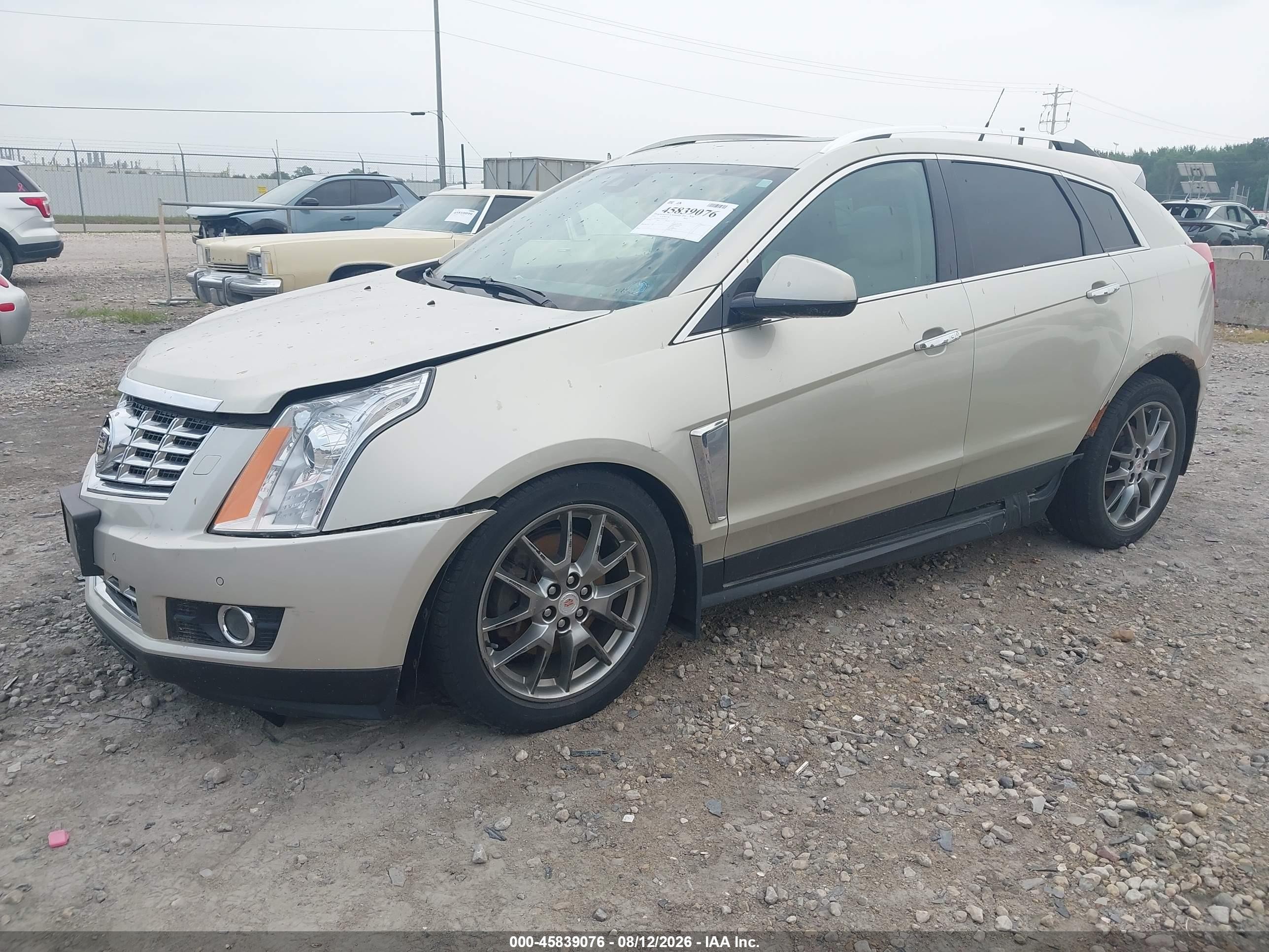2013 Cadillac Srx Performance Collection Cream vin: 3GYFNHE32DS565159