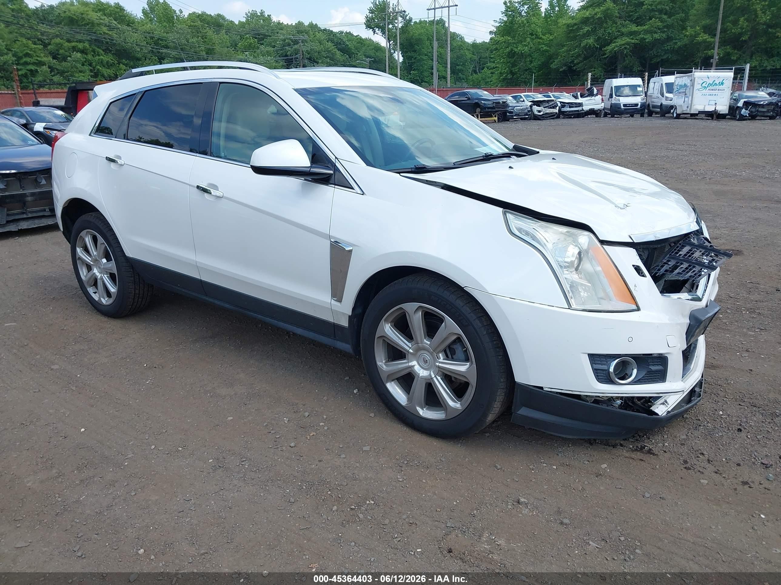 2013 Cadillac Srx Performance Collection White vin: 3GYFNHE32DS590756