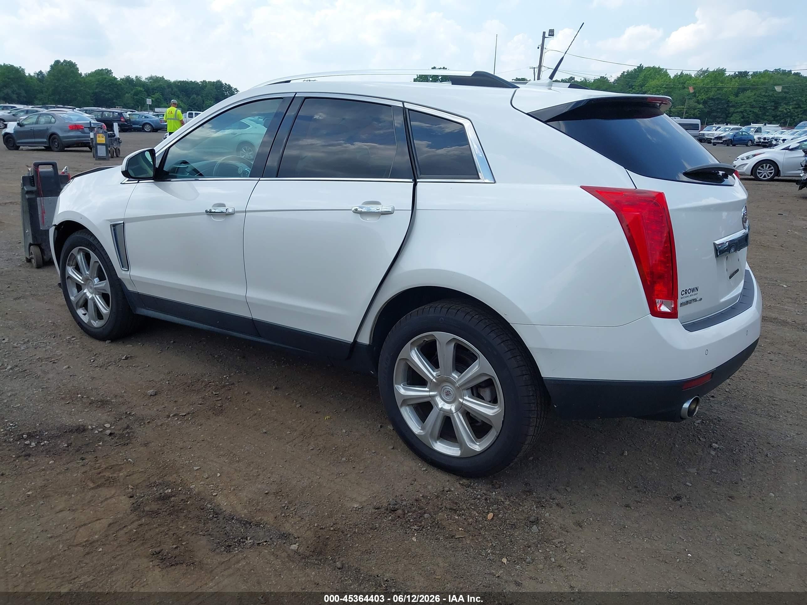 2013 Cadillac Srx Performance Collection White vin: 3GYFNHE32DS590756