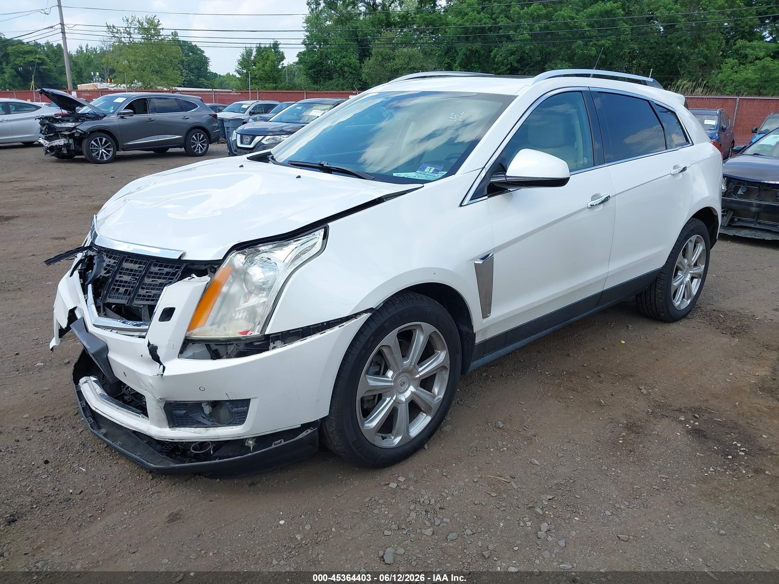 2013 Cadillac Srx Performance Collection White vin: 3GYFNHE32DS590756