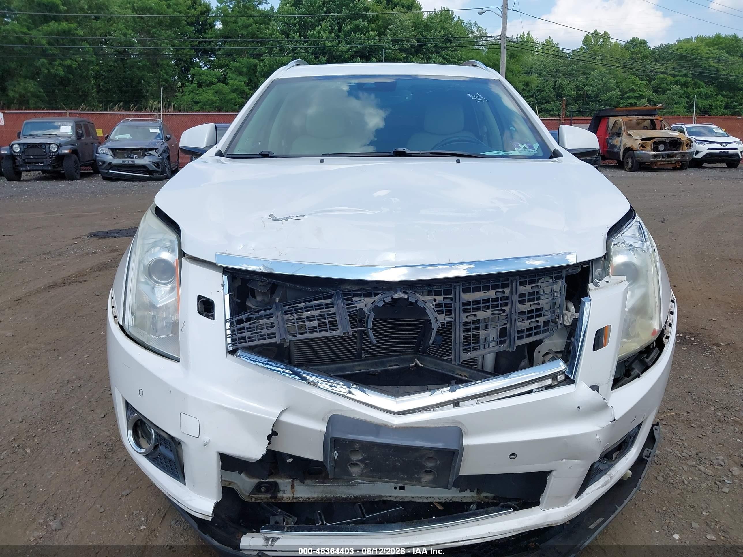2013 Cadillac Srx Performance Collection White vin: 3GYFNHE32DS590756