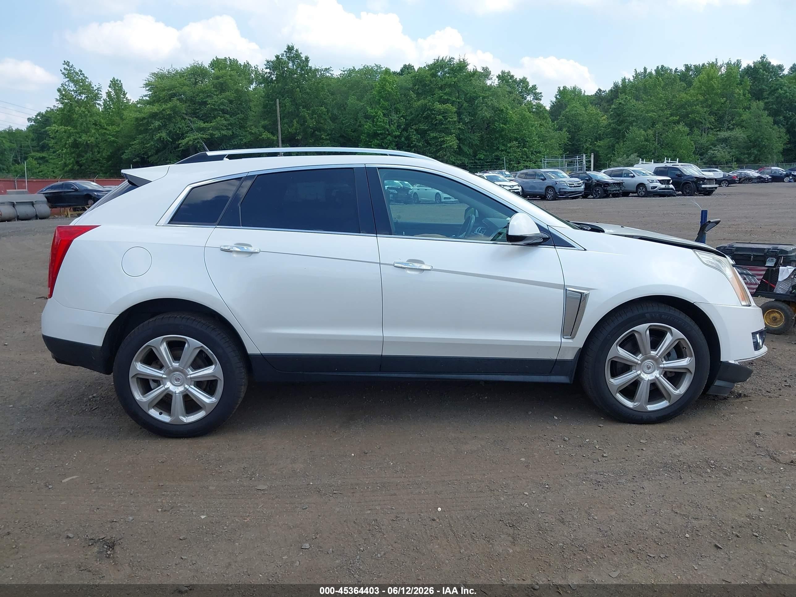 2013 Cadillac Srx Performance Collection White vin: 3GYFNHE32DS590756