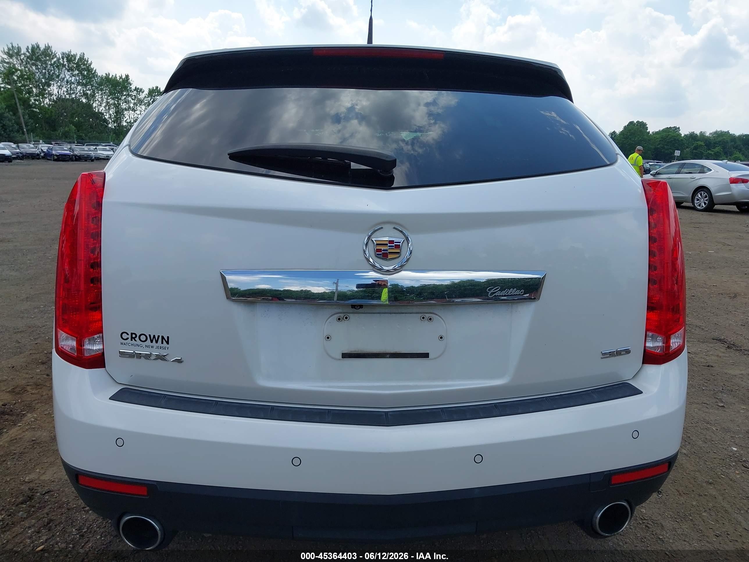 2013 Cadillac Srx Performance Collection White vin: 3GYFNHE32DS590756