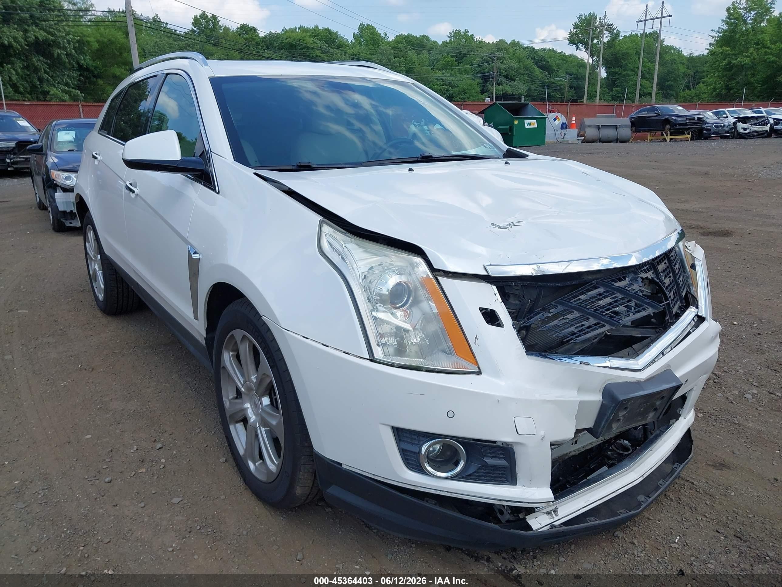 2013 Cadillac Srx Performance Collection White vin: 3GYFNHE32DS590756