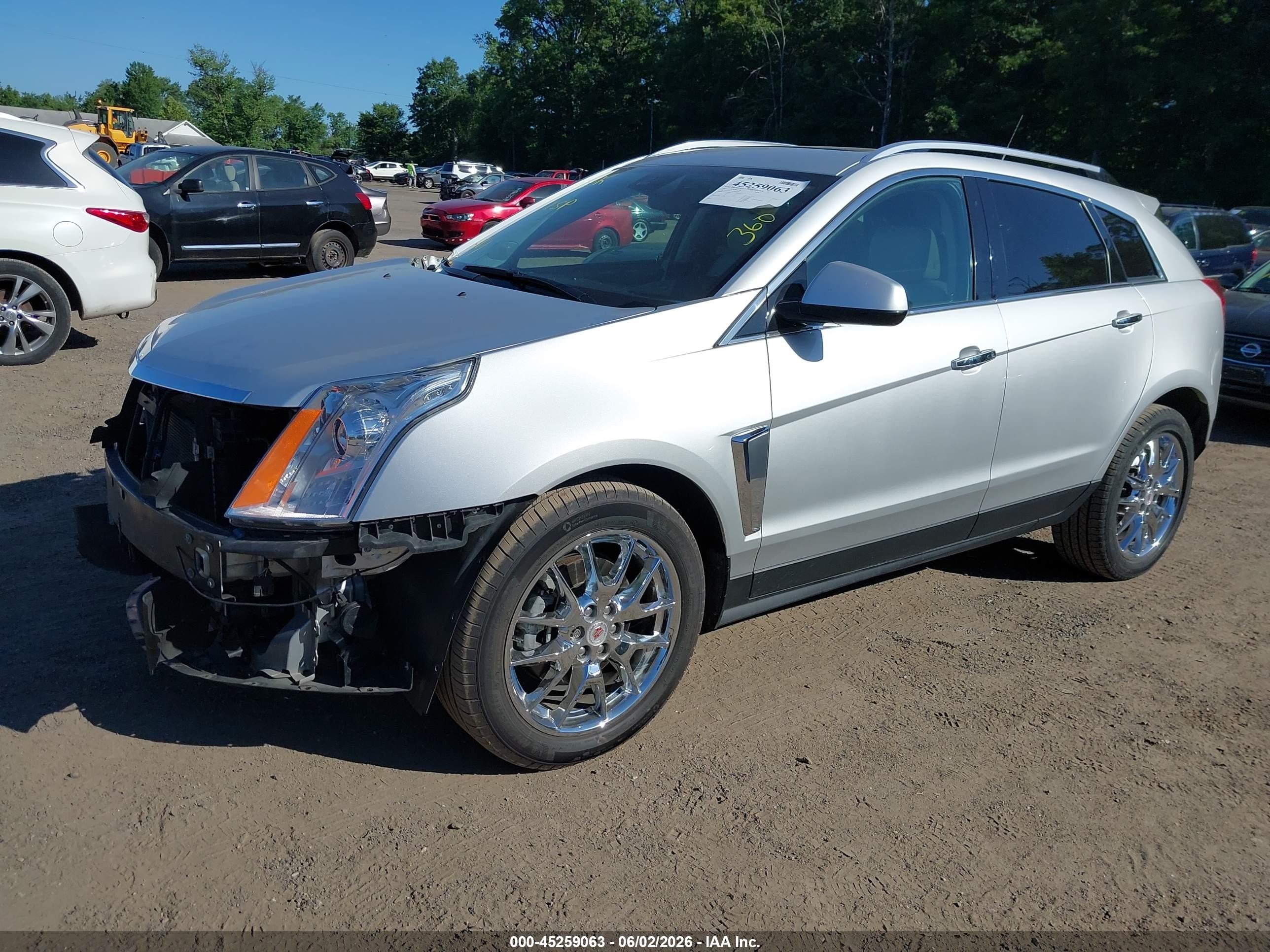 2013 Cadillac Srx Performance Collection Gray vin: 3GYFNHE34DS595134