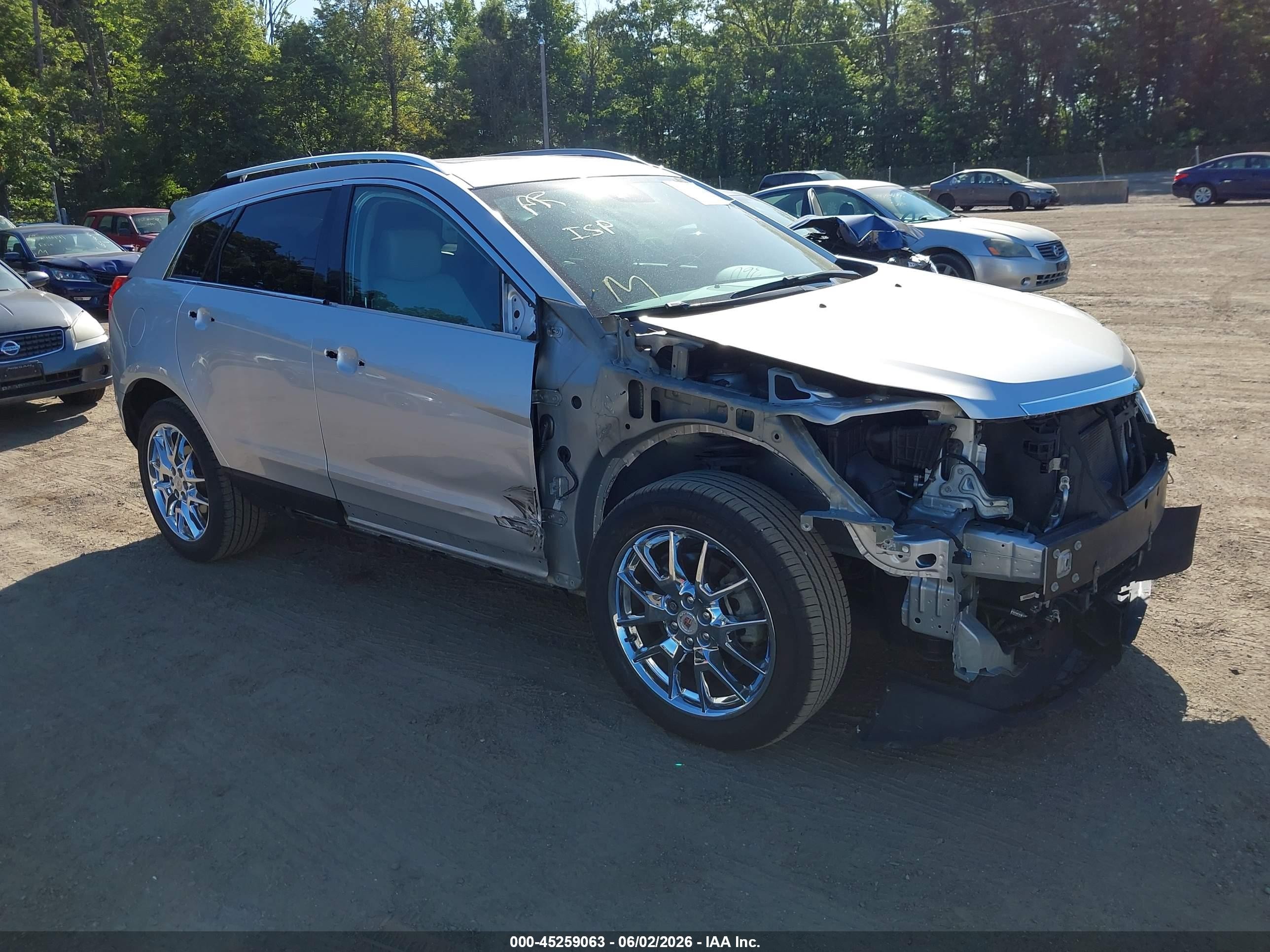 2013 Cadillac Srx Performance Collection Gray vin: 3GYFNHE34DS595134