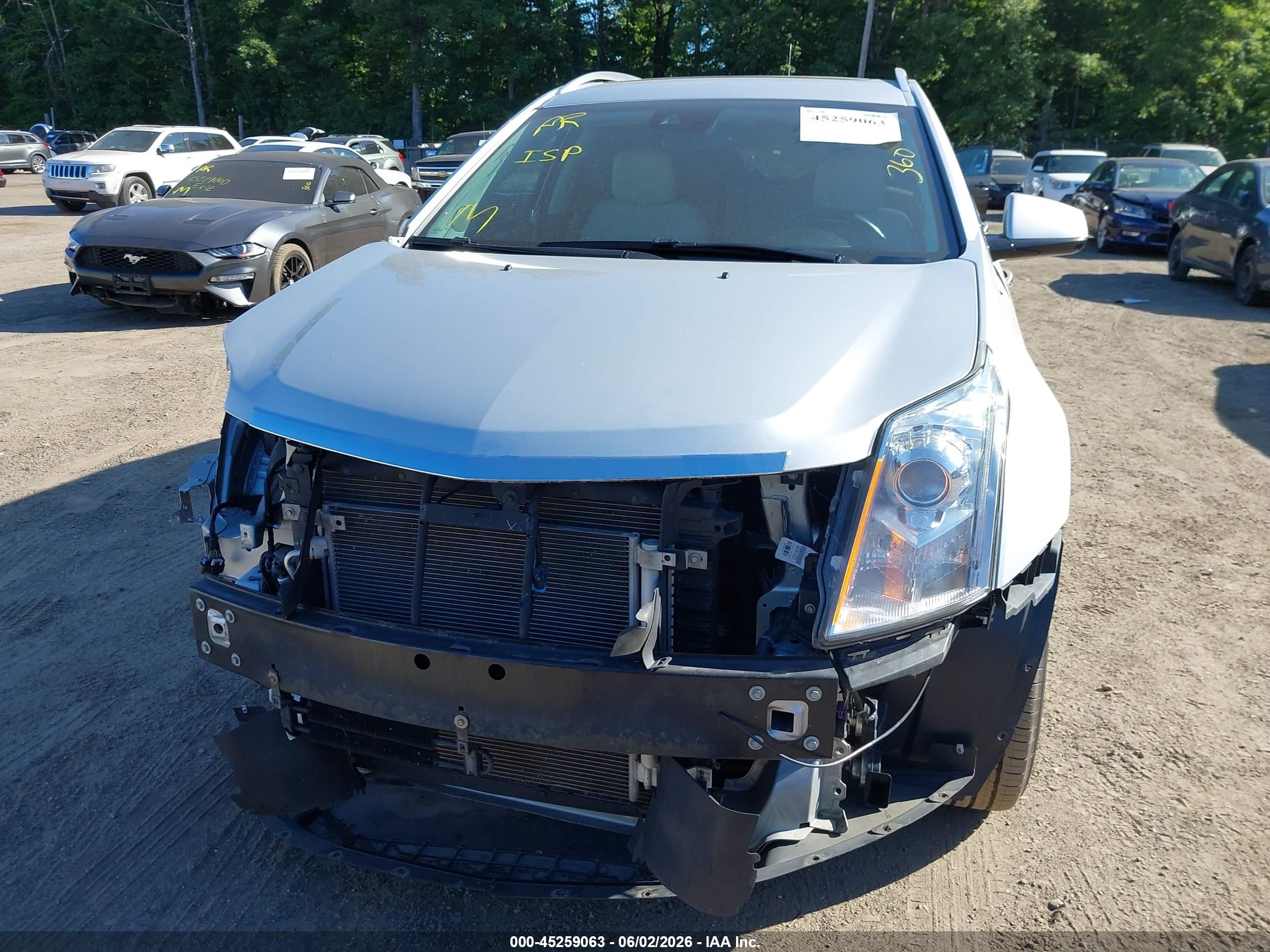 2013 Cadillac Srx Performance Collection Gray vin: 3GYFNHE34DS595134