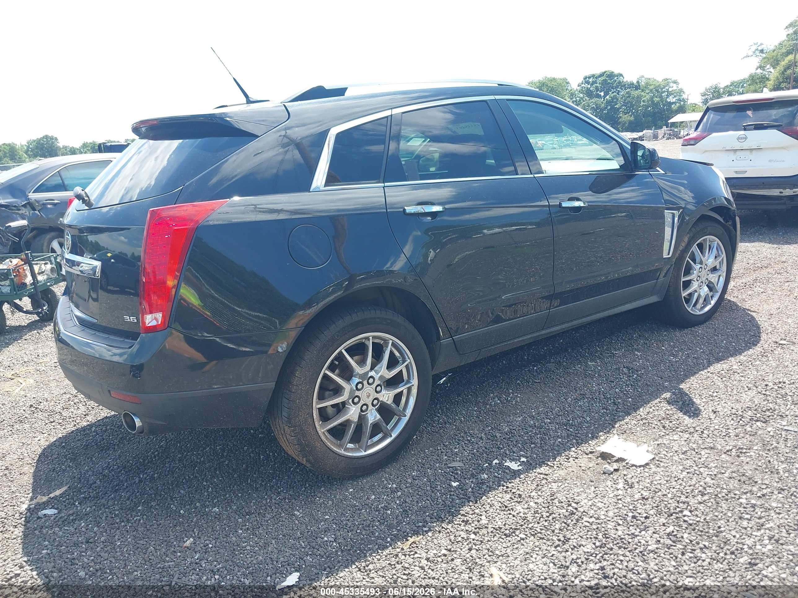 2013 Cadillac Srx Performance Collection Black vin: 3GYFNHE35DS603872
