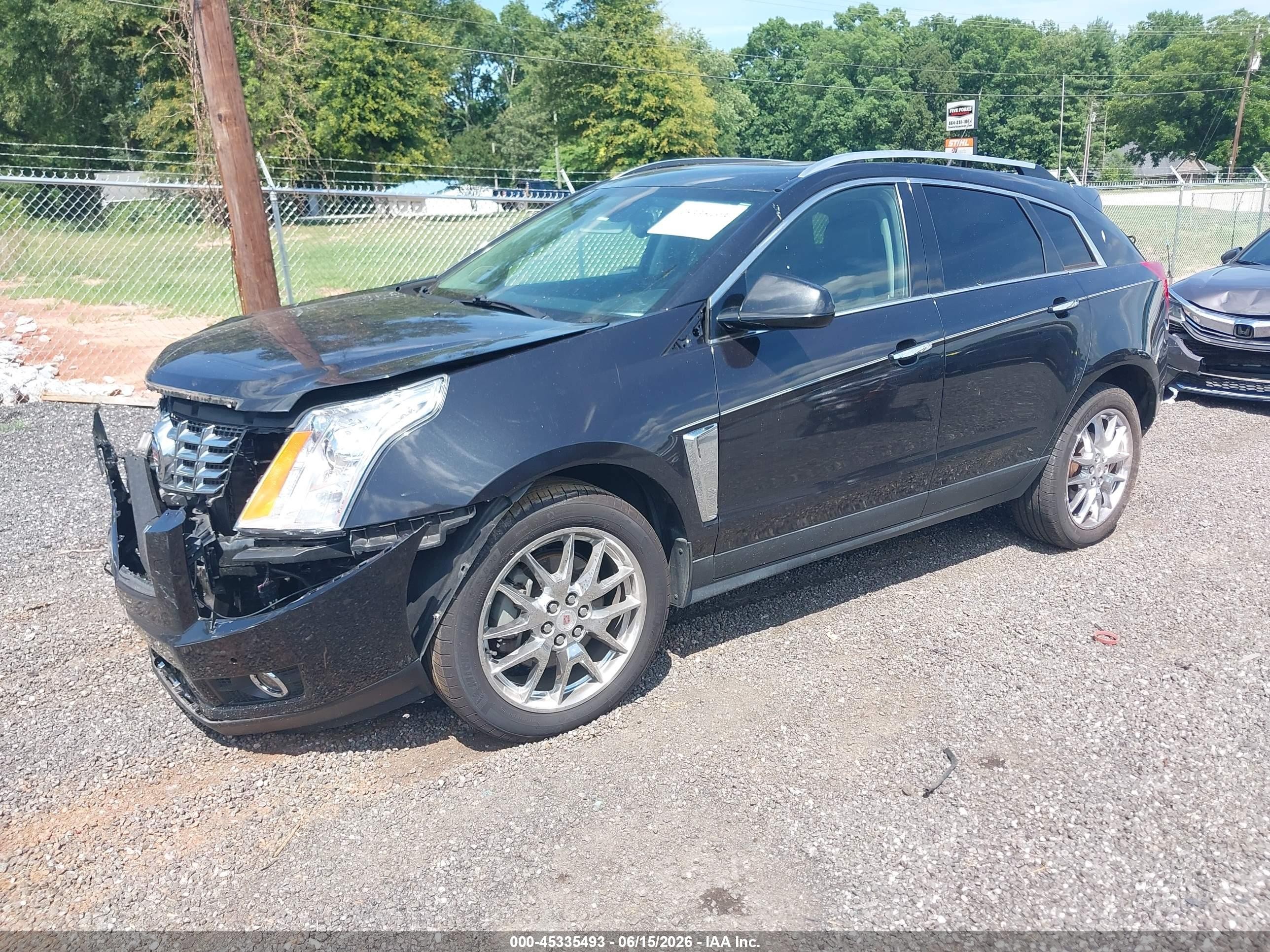2013 Cadillac Srx Performance Collection Black vin: 3GYFNHE35DS603872