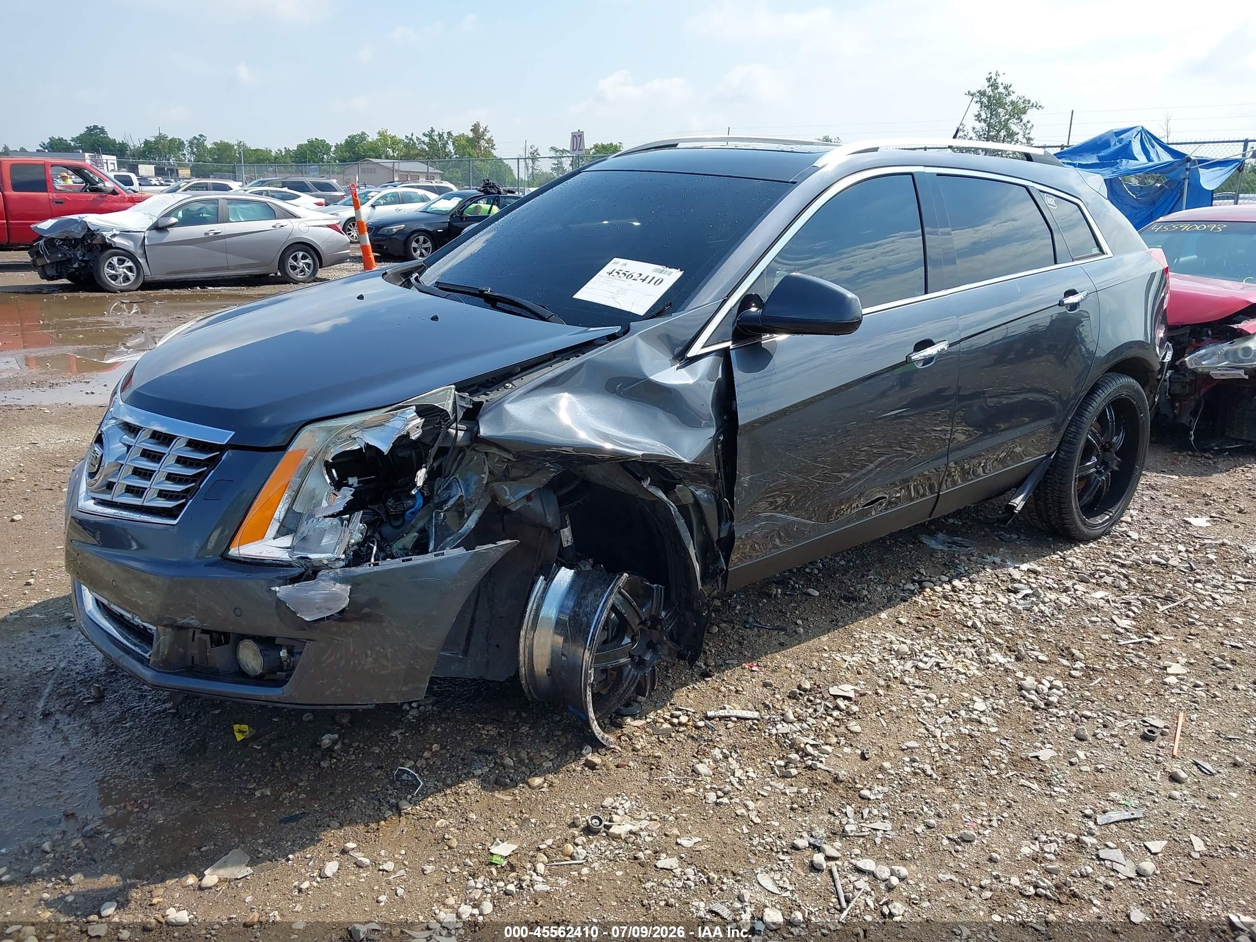 2013 Cadillac Srx Performance Collection Gray vin: 3GYFNHE36DS511587
