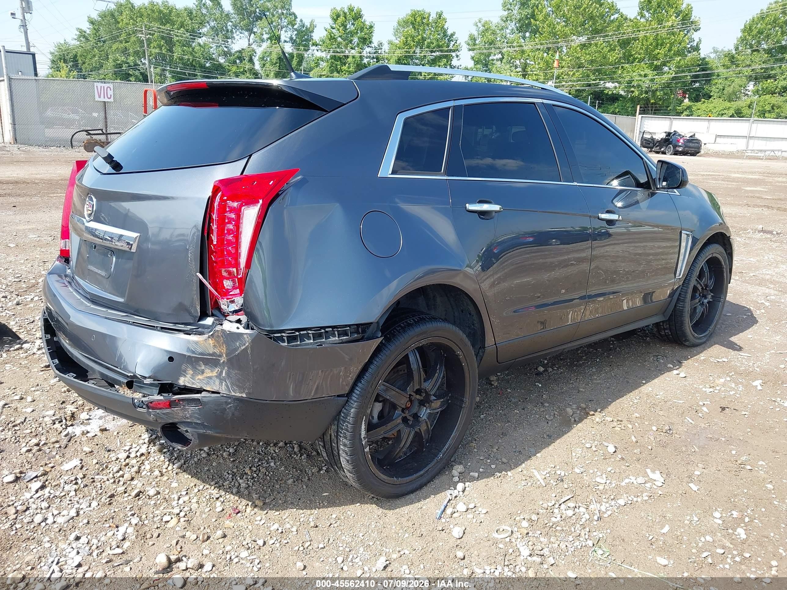 2013 Cadillac Srx Performance Collection Gray vin: 3GYFNHE36DS511587