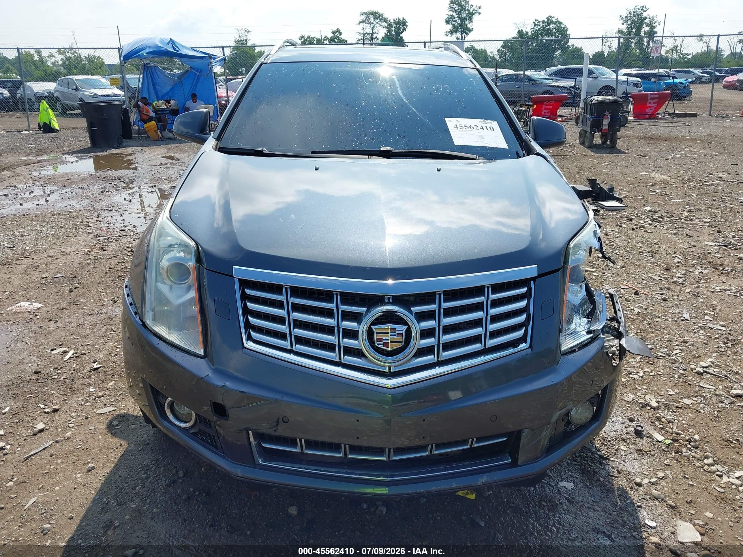 2013 Cadillac Srx Performance Collection Gray vin: 3GYFNHE36DS511587