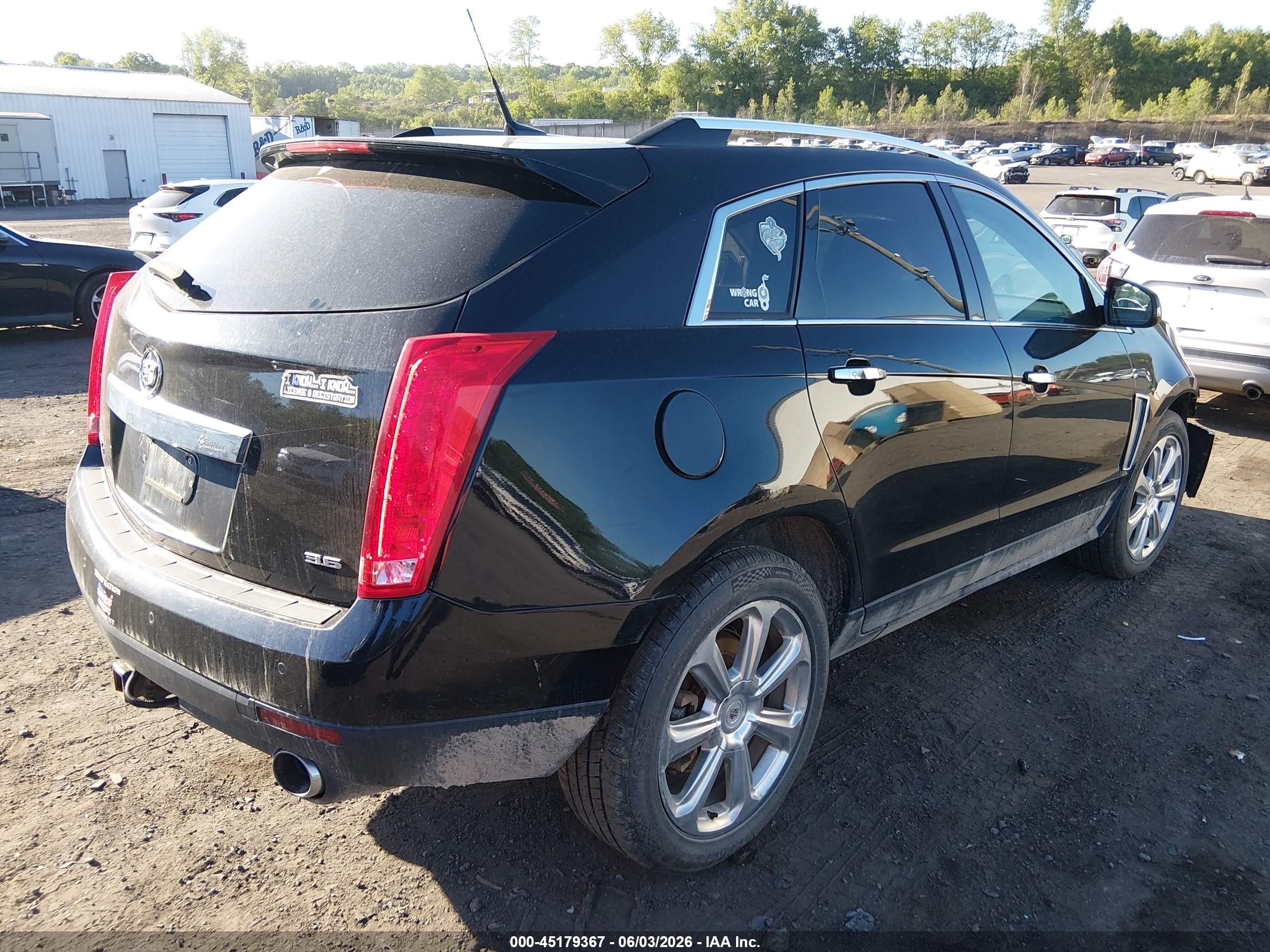 2013 Cadillac Srx Performance Collection Black vin: 3GYFNHE36DS579999