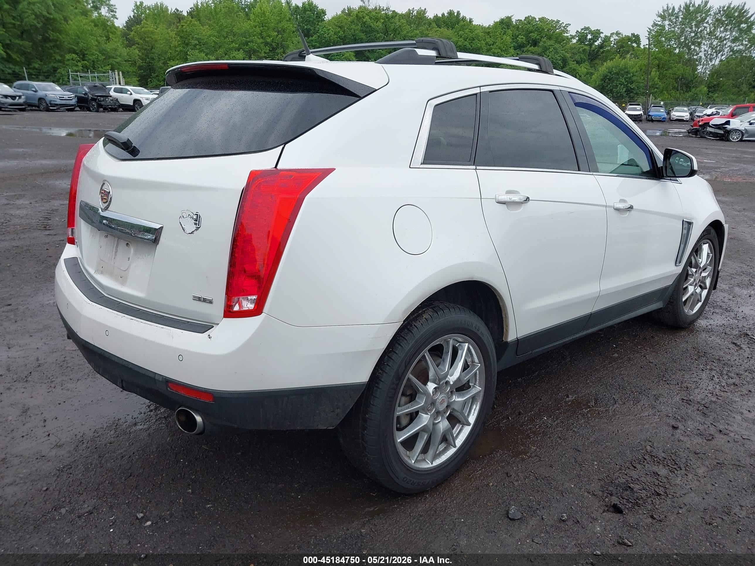 2013 Cadillac Srx Performance Collection White vin: 3GYFNHE36DS642163