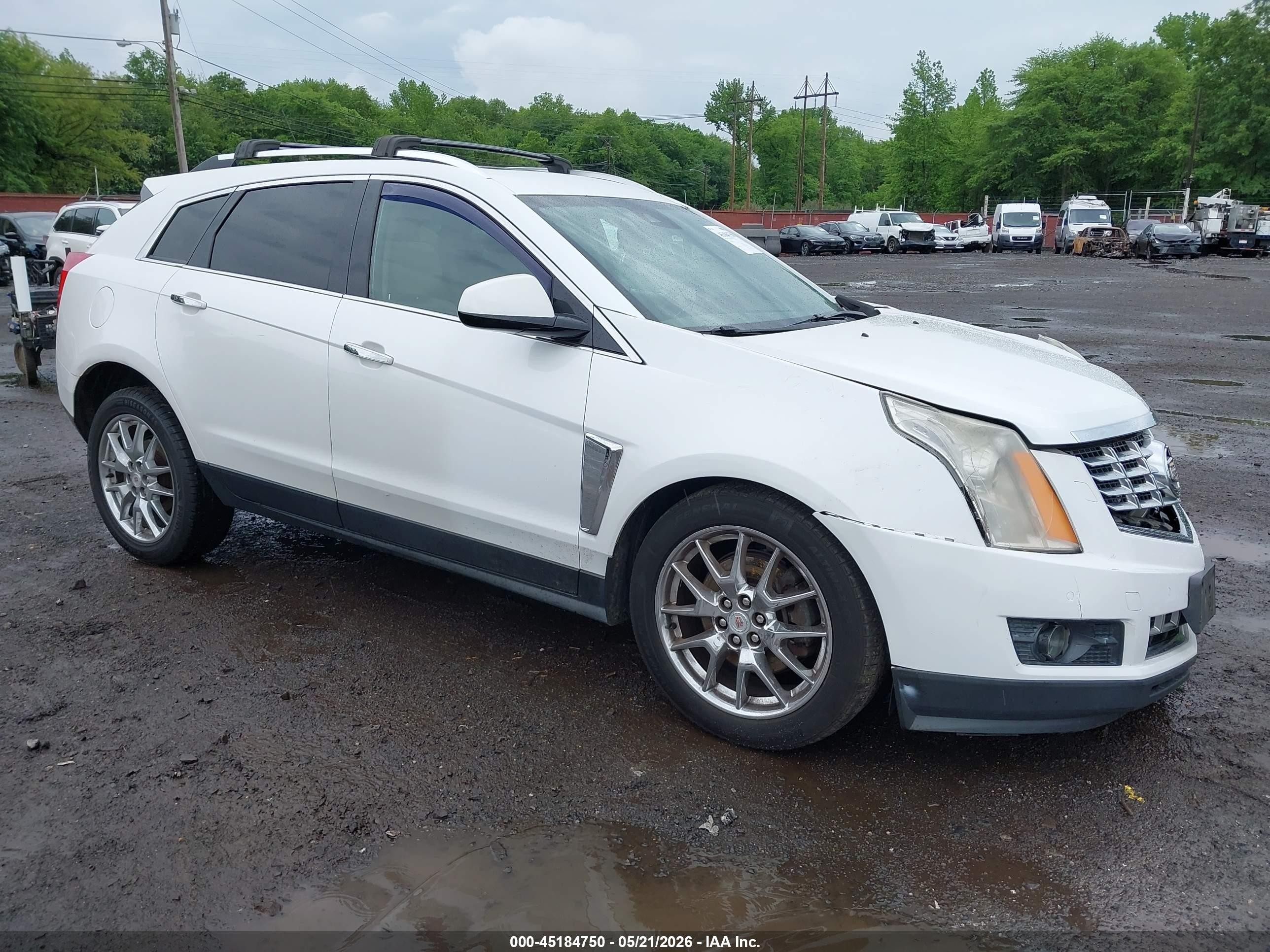 2013 Cadillac Srx Performance Collection White vin: 3GYFNHE36DS642163