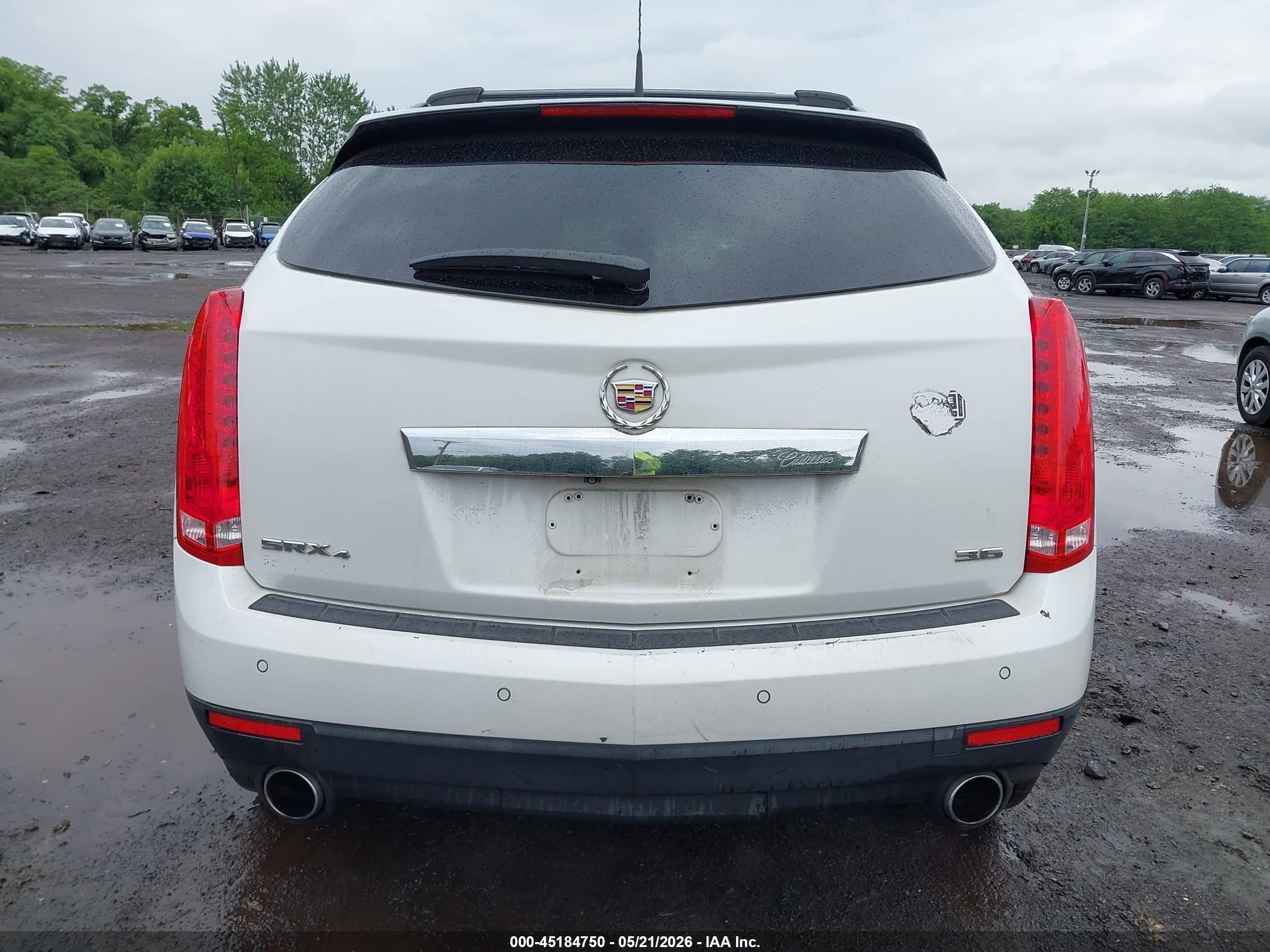 2013 Cadillac Srx Performance Collection White vin: 3GYFNHE36DS642163