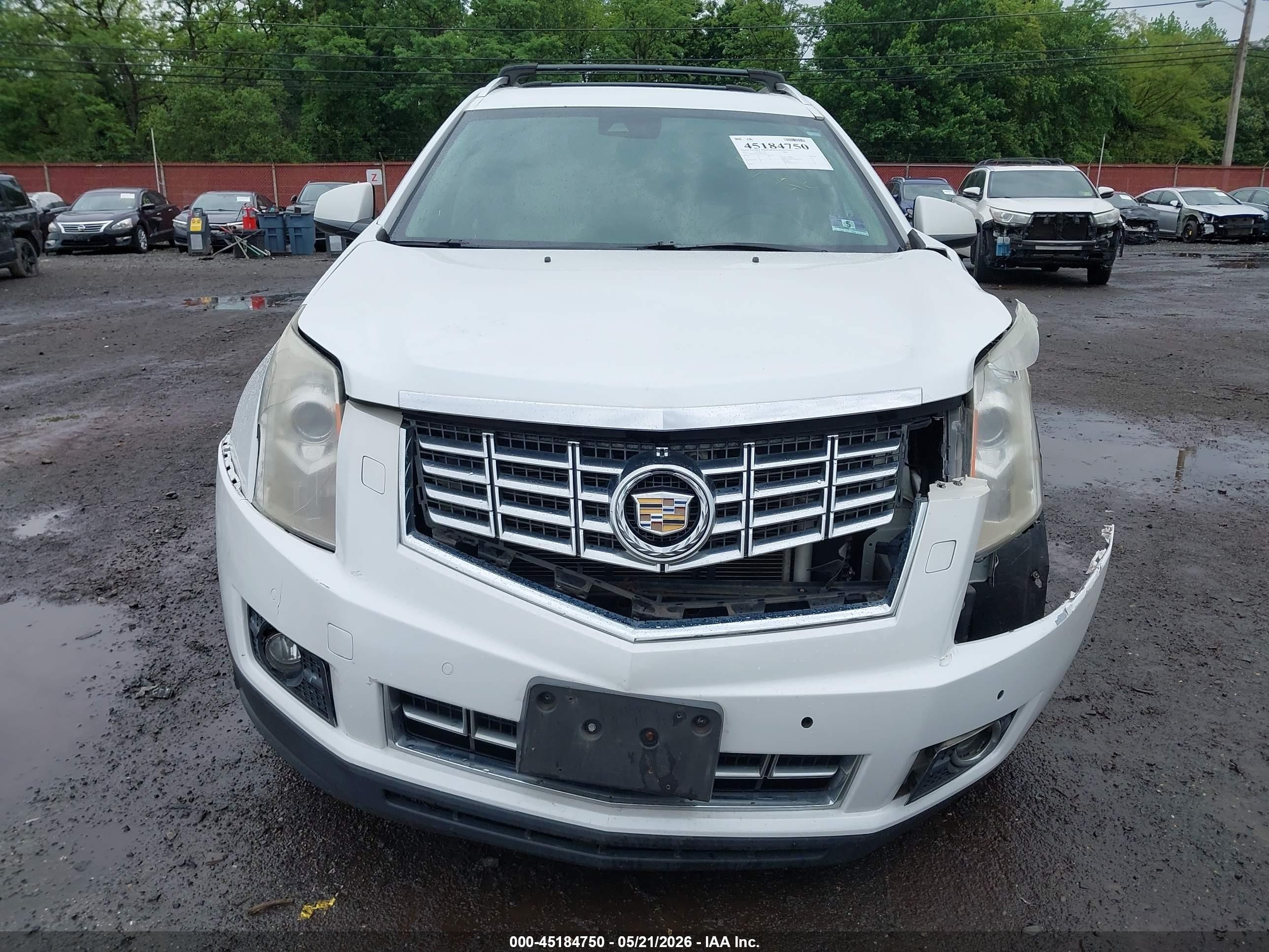 2013 Cadillac Srx Performance Collection White vin: 3GYFNHE36DS642163