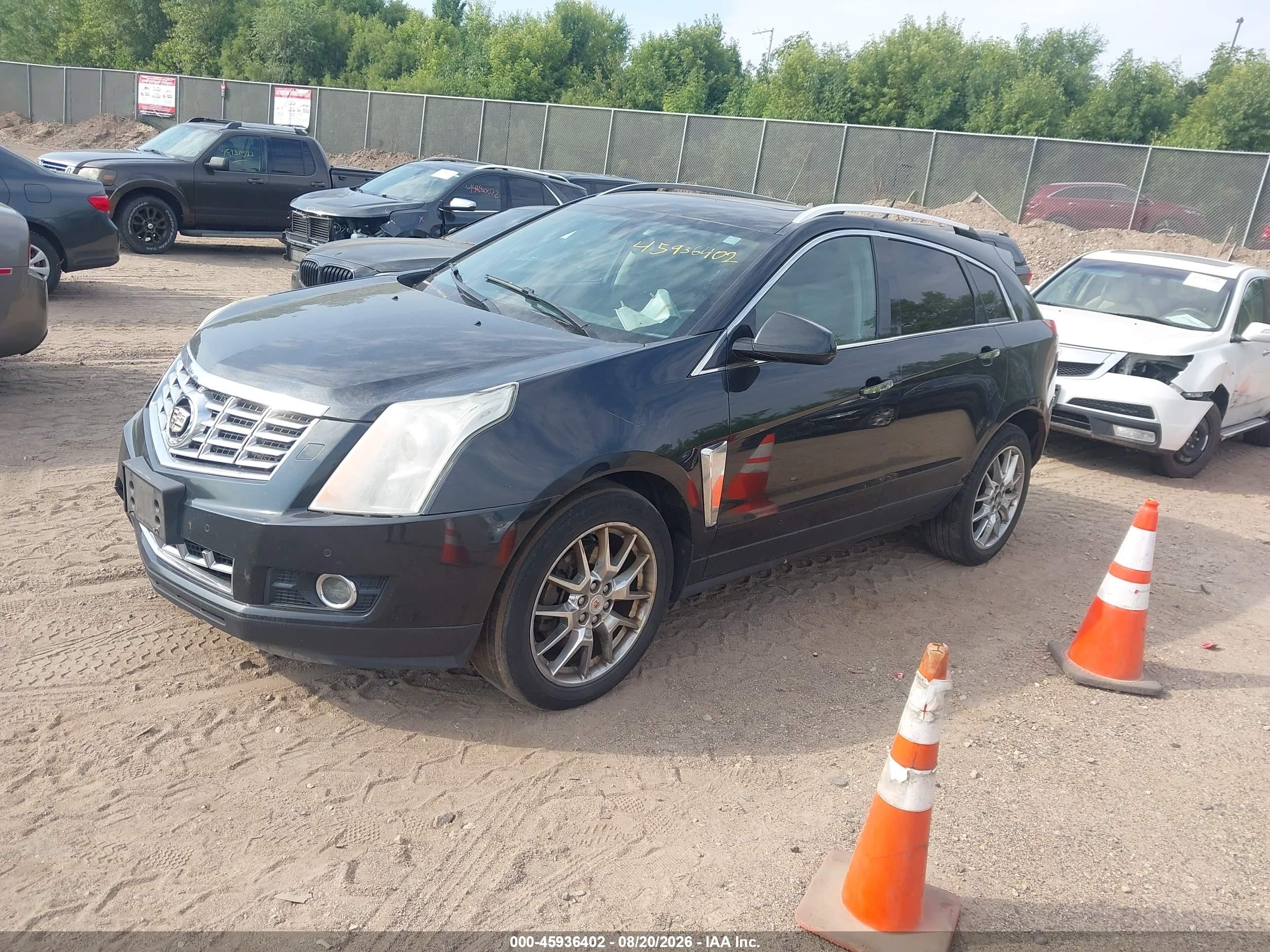2013 Cadillac Srx Performance Collection Black vin: 3GYFNHE37DS507855