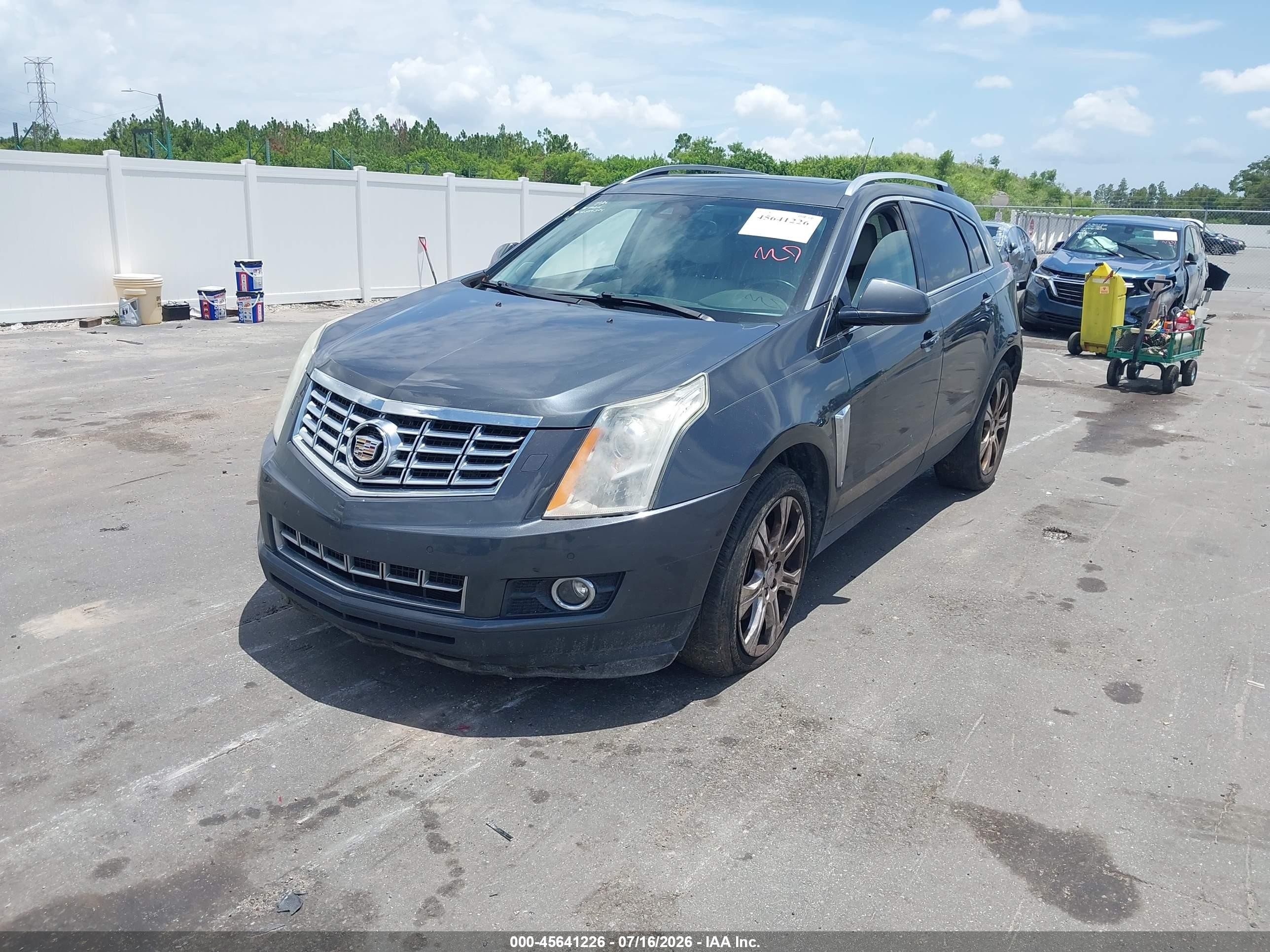 2013 Cadillac Srx Performance Collection Gray vin: 3GYFNHE37DS589344