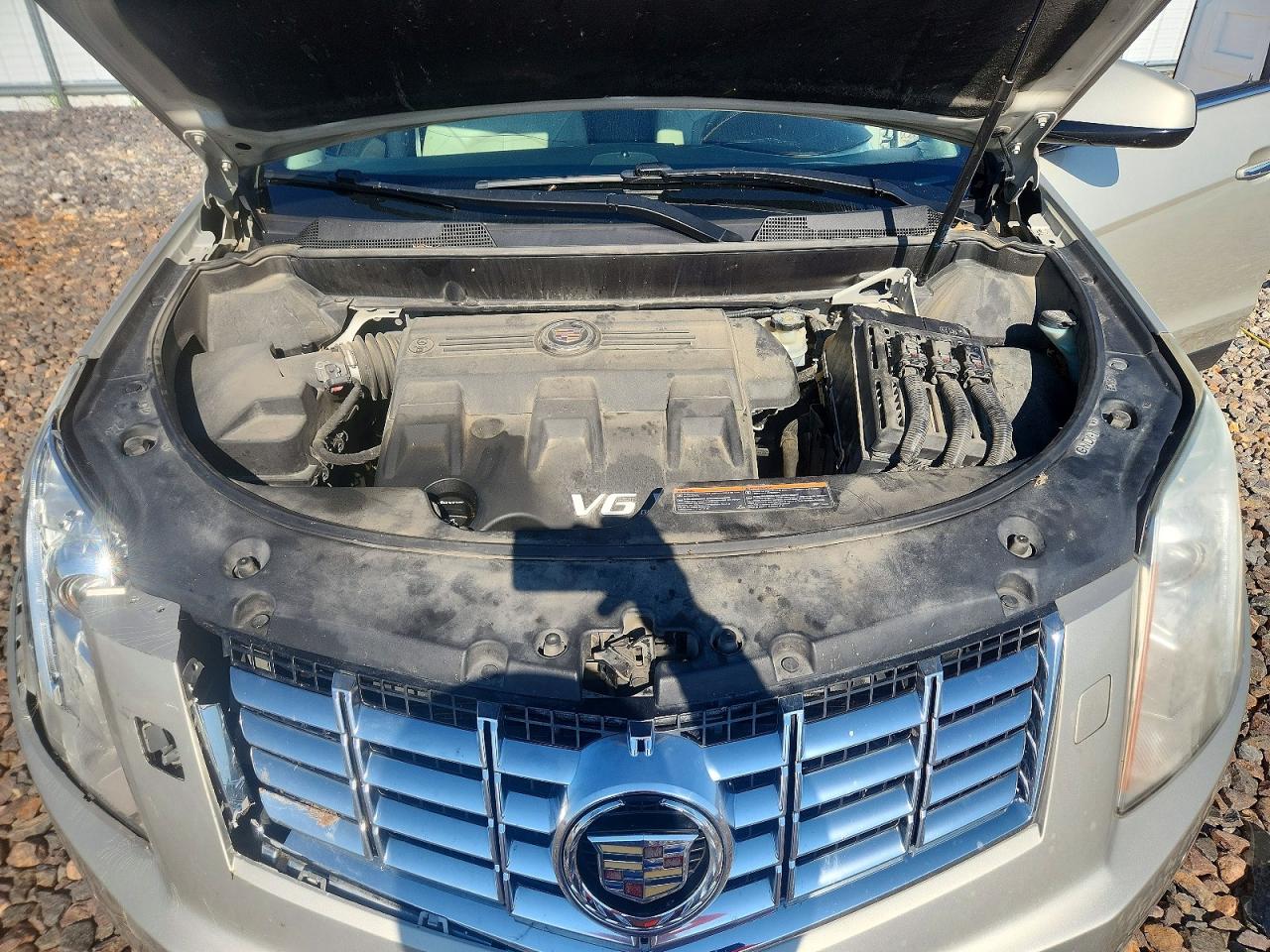 2013 Cadillac Srx Performance Collection Бежевый vin: 3GYFNHE38DS557308