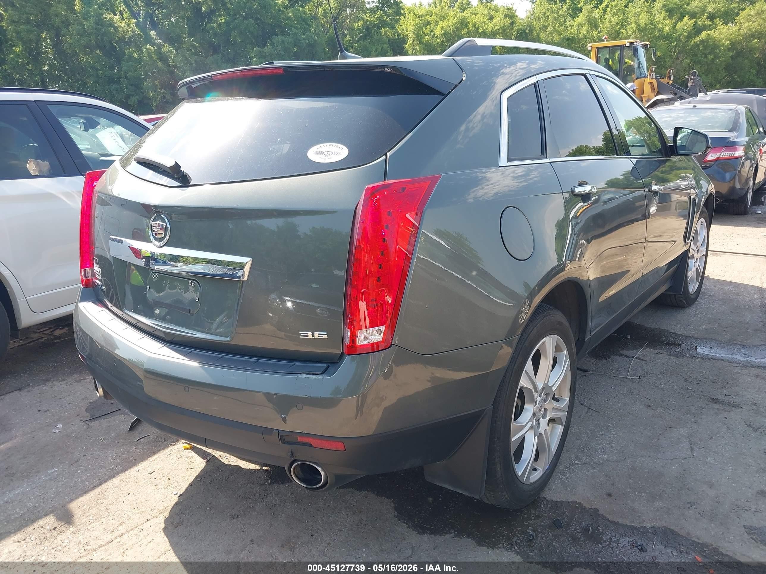 2013 Cadillac Srx Performance Collection Gray vin: 3GYFNHE38DS558104