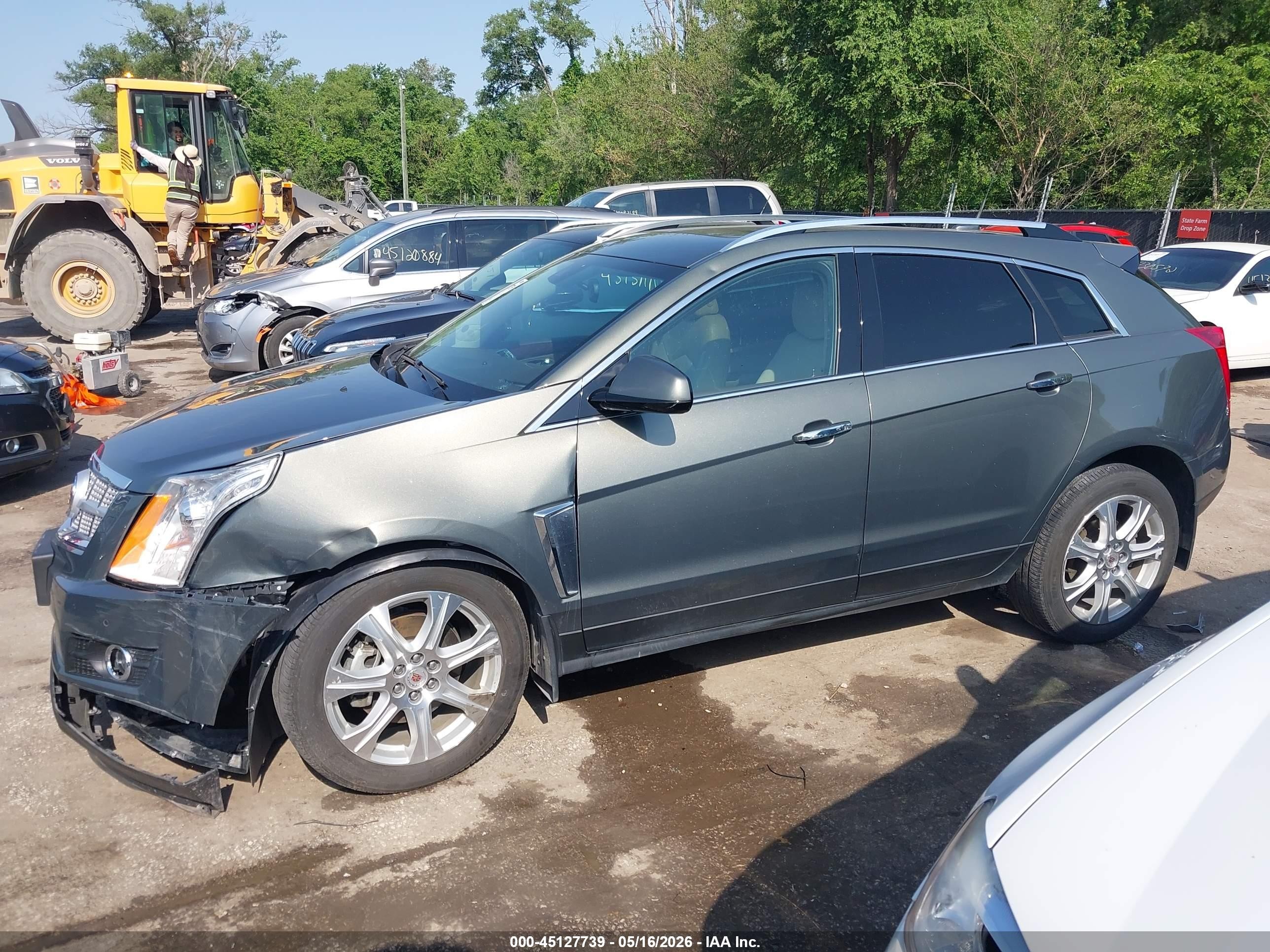 2013 Cadillac Srx Performance Collection Gray vin: 3GYFNHE38DS558104