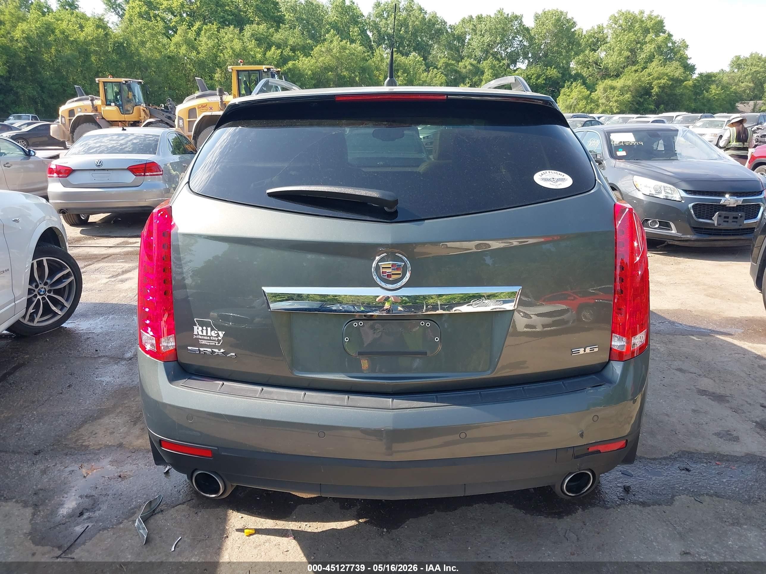 2013 Cadillac Srx Performance Collection Gray vin: 3GYFNHE38DS558104
