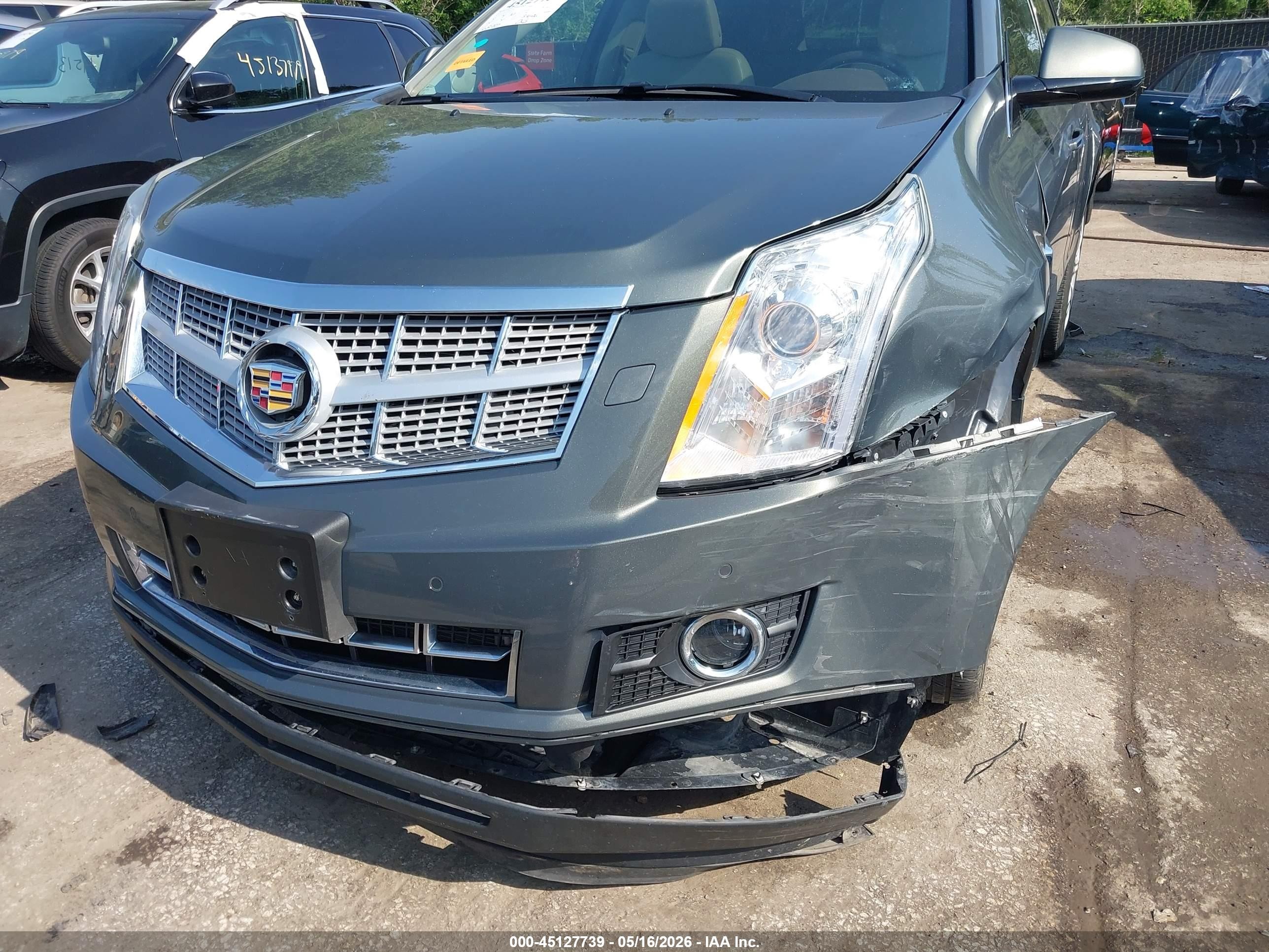 2013 Cadillac Srx Performance Collection Gray vin: 3GYFNHE38DS558104