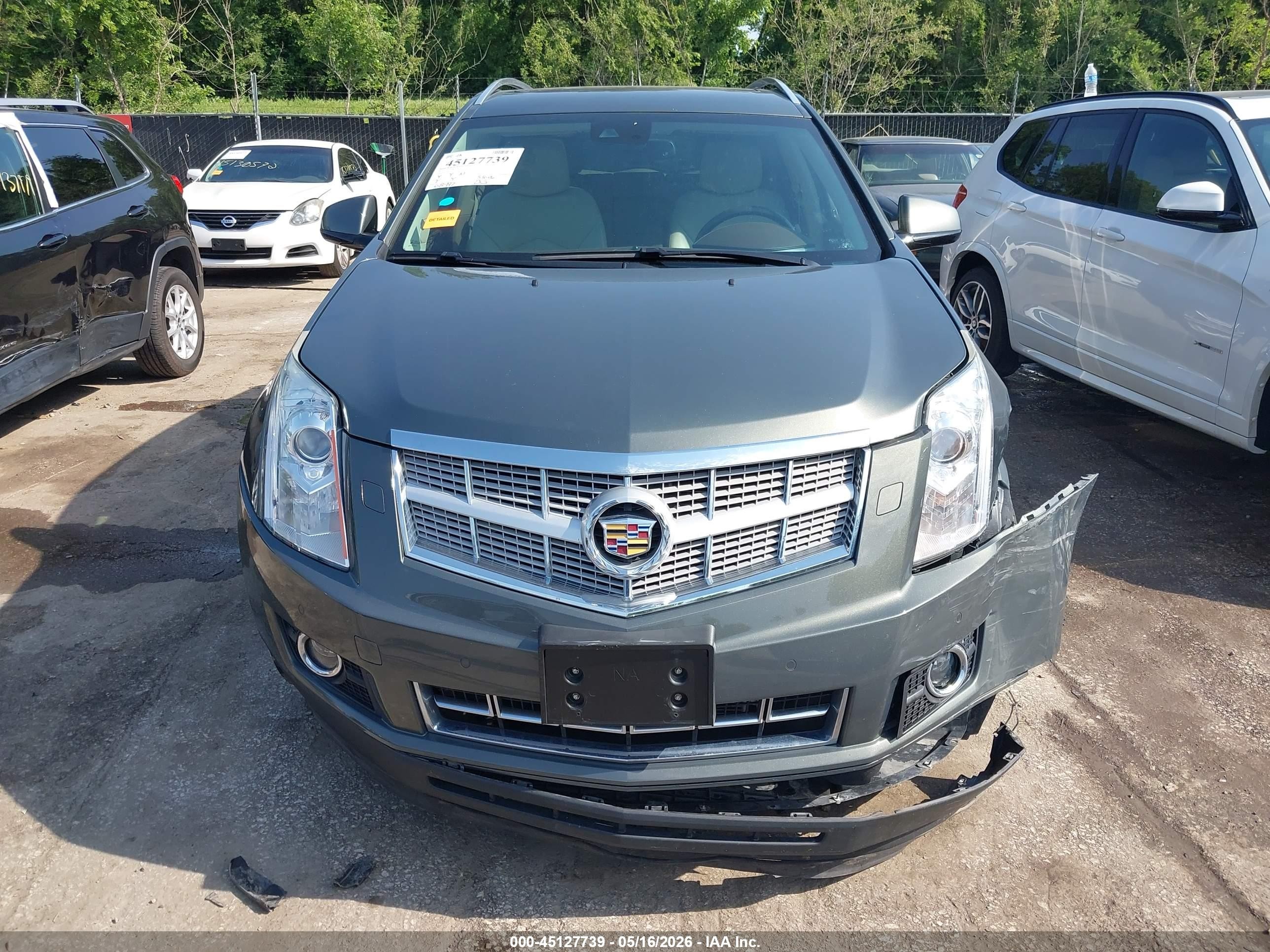 2013 Cadillac Srx Performance Collection Gray vin: 3GYFNHE38DS558104