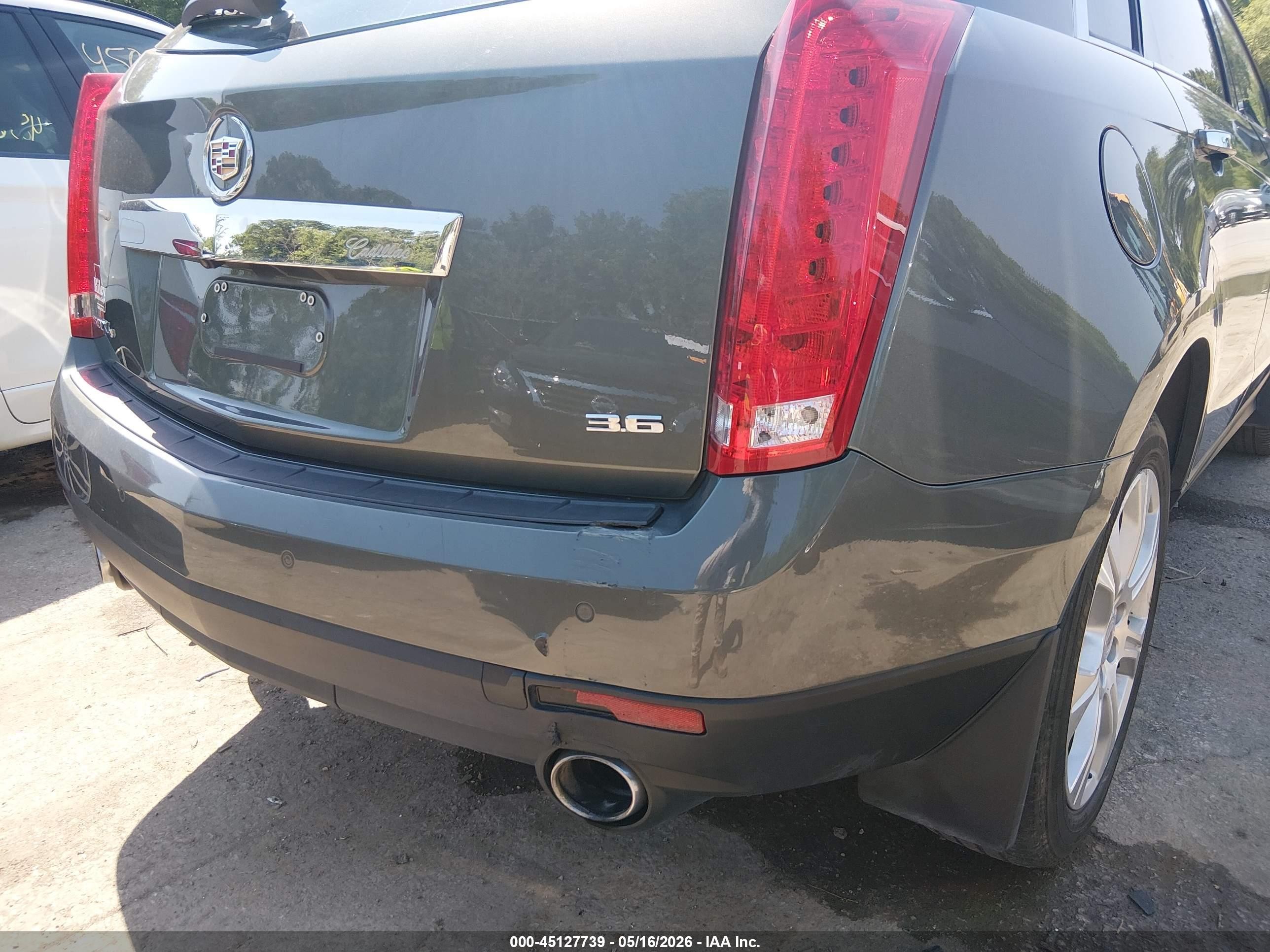 2013 Cadillac Srx Performance Collection Gray vin: 3GYFNHE38DS558104