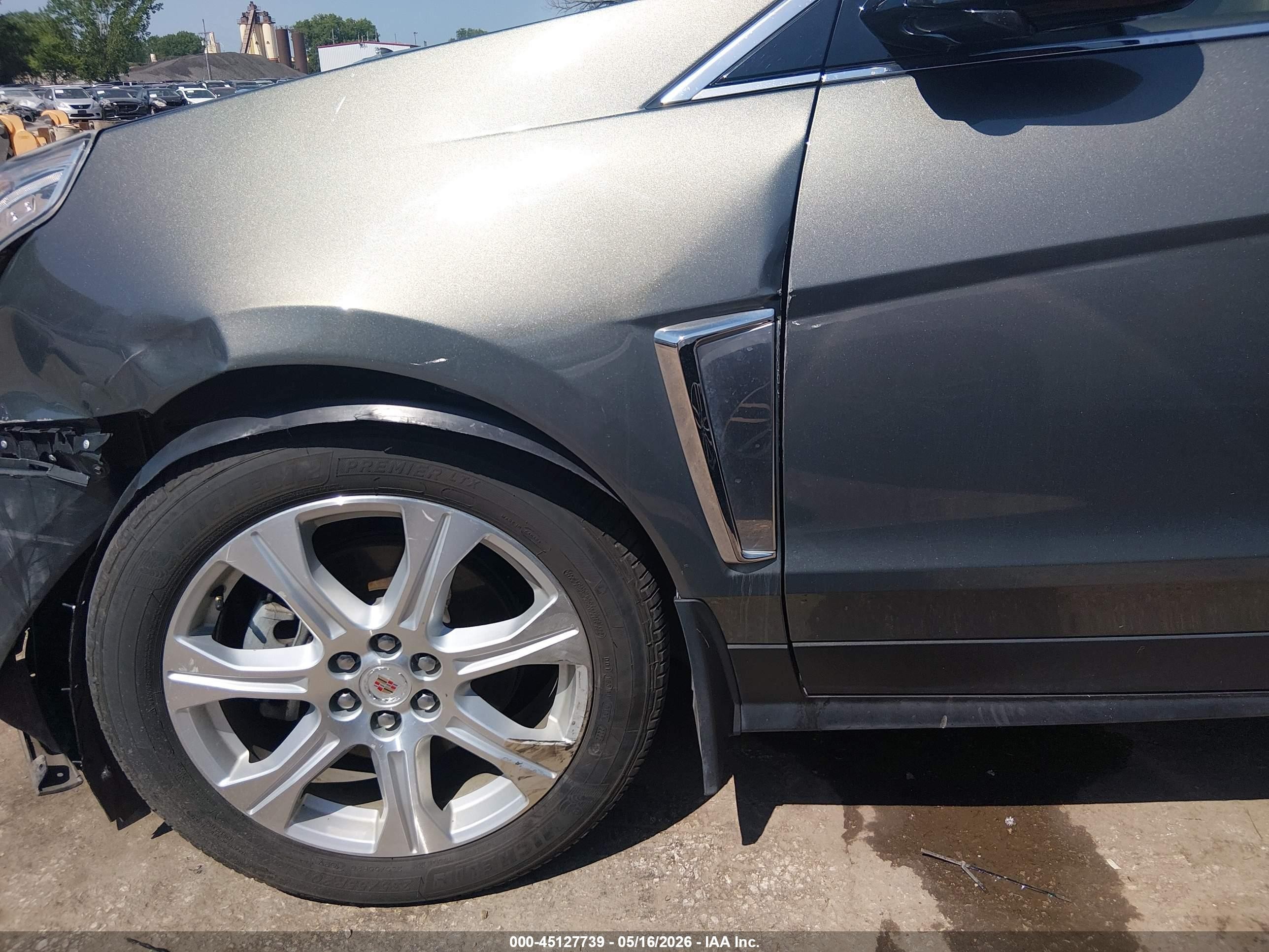 2013 Cadillac Srx Performance Collection Gray vin: 3GYFNHE38DS558104