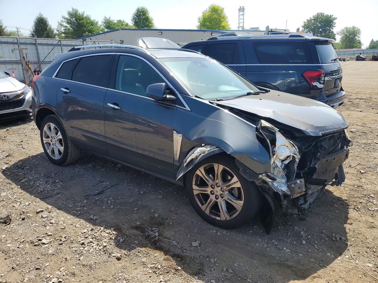 2013 Cadillac Srx Premium Collection Charcoal vin: 3GYFNJE30DS528036