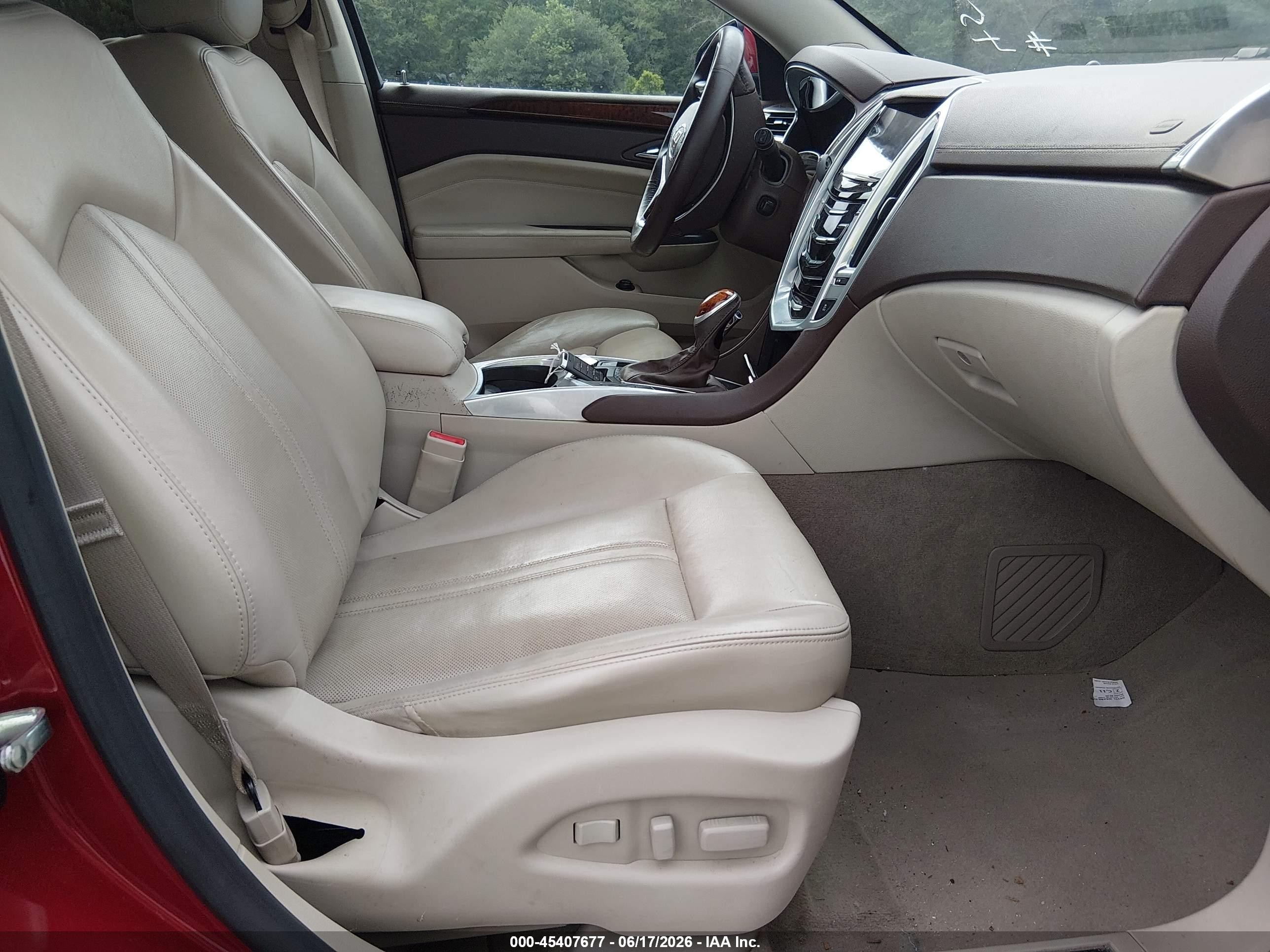 2013 Cadillac Srx Premium Collection Red vin: 3GYFNJE30DS553633